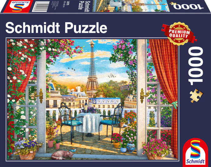 Schmidt Spiele GmbH Puzzles Terrasse in Paris - 1000 Teile Puzzle