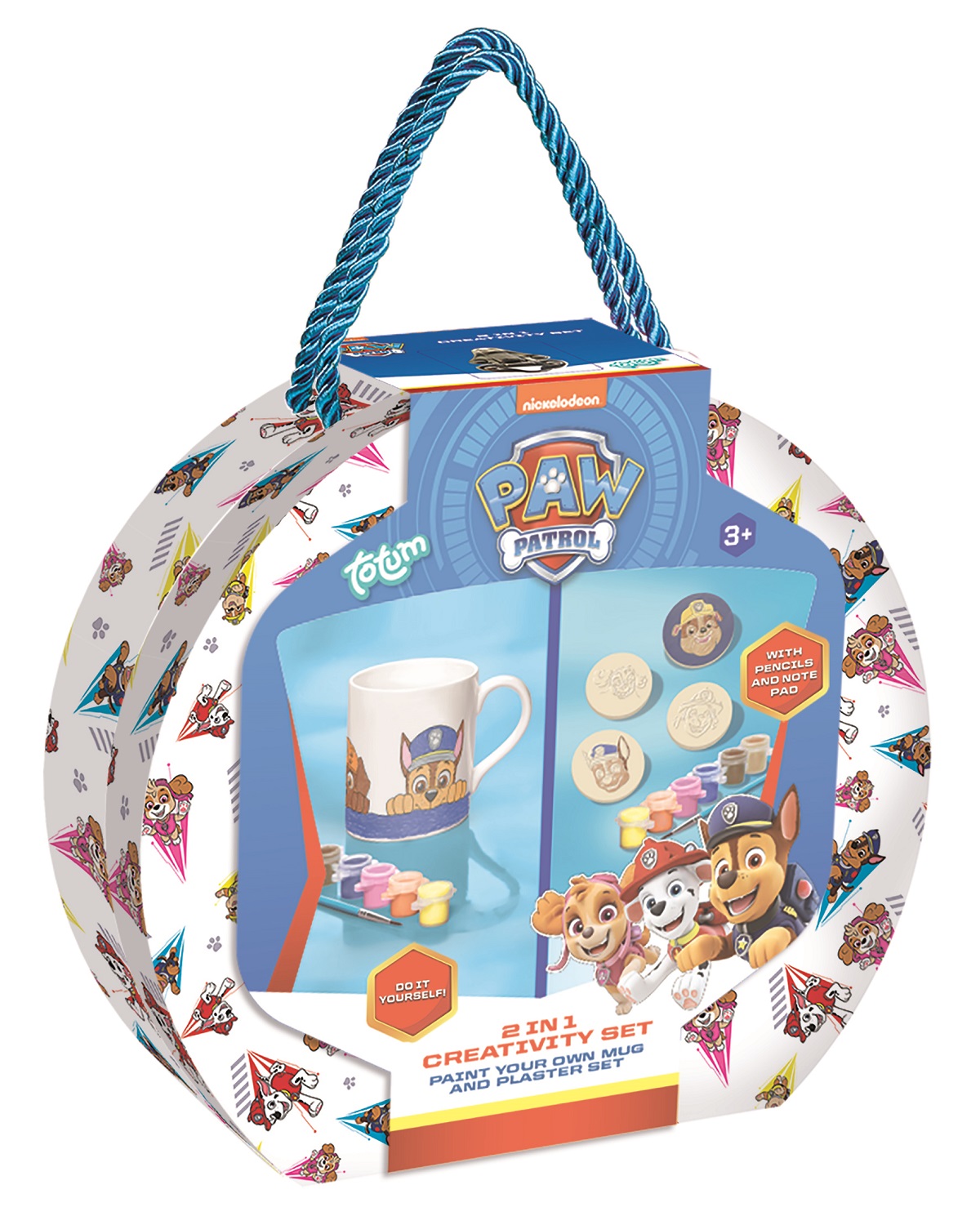 Totum GmbH Bastel- & Kreativspielzeug Paw Patrol - Geschenkbox Tasse bemalen & Gips giessen