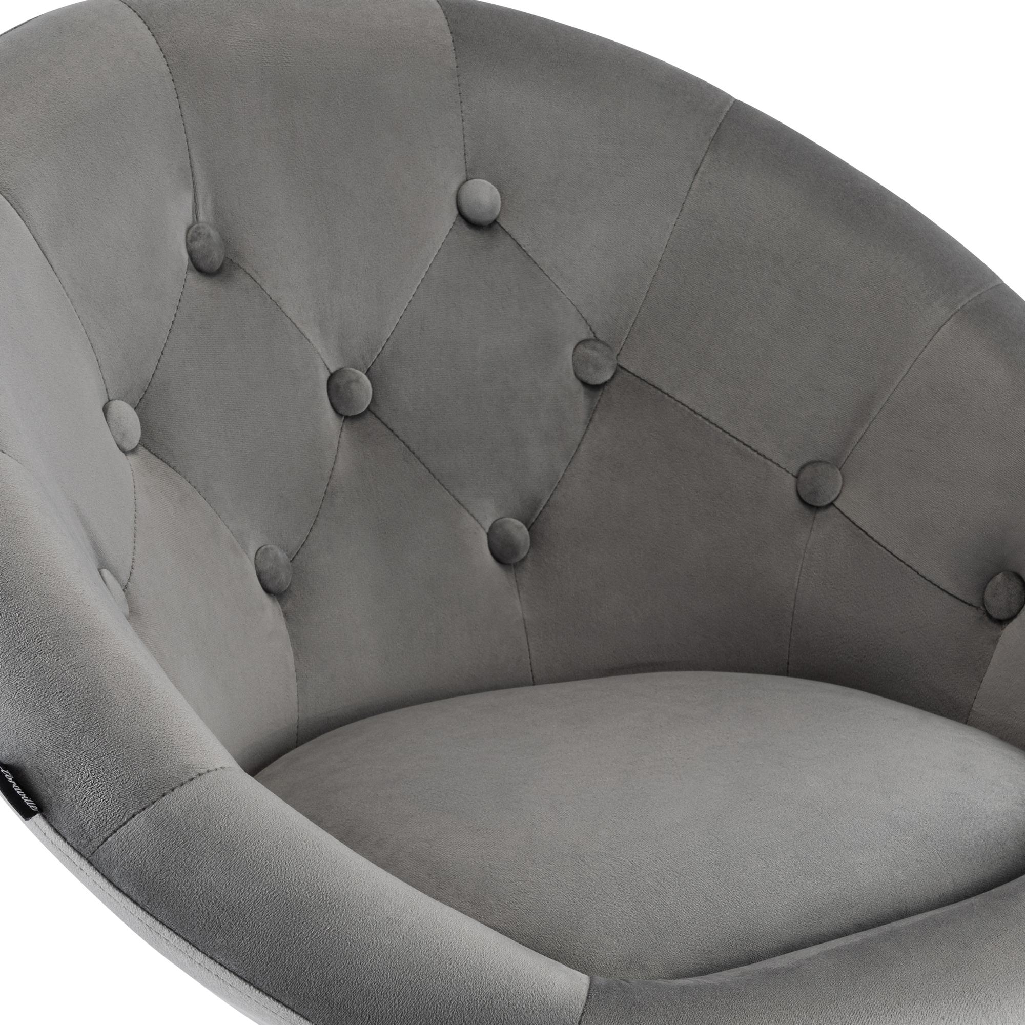 Barhocker London Samt schwarz