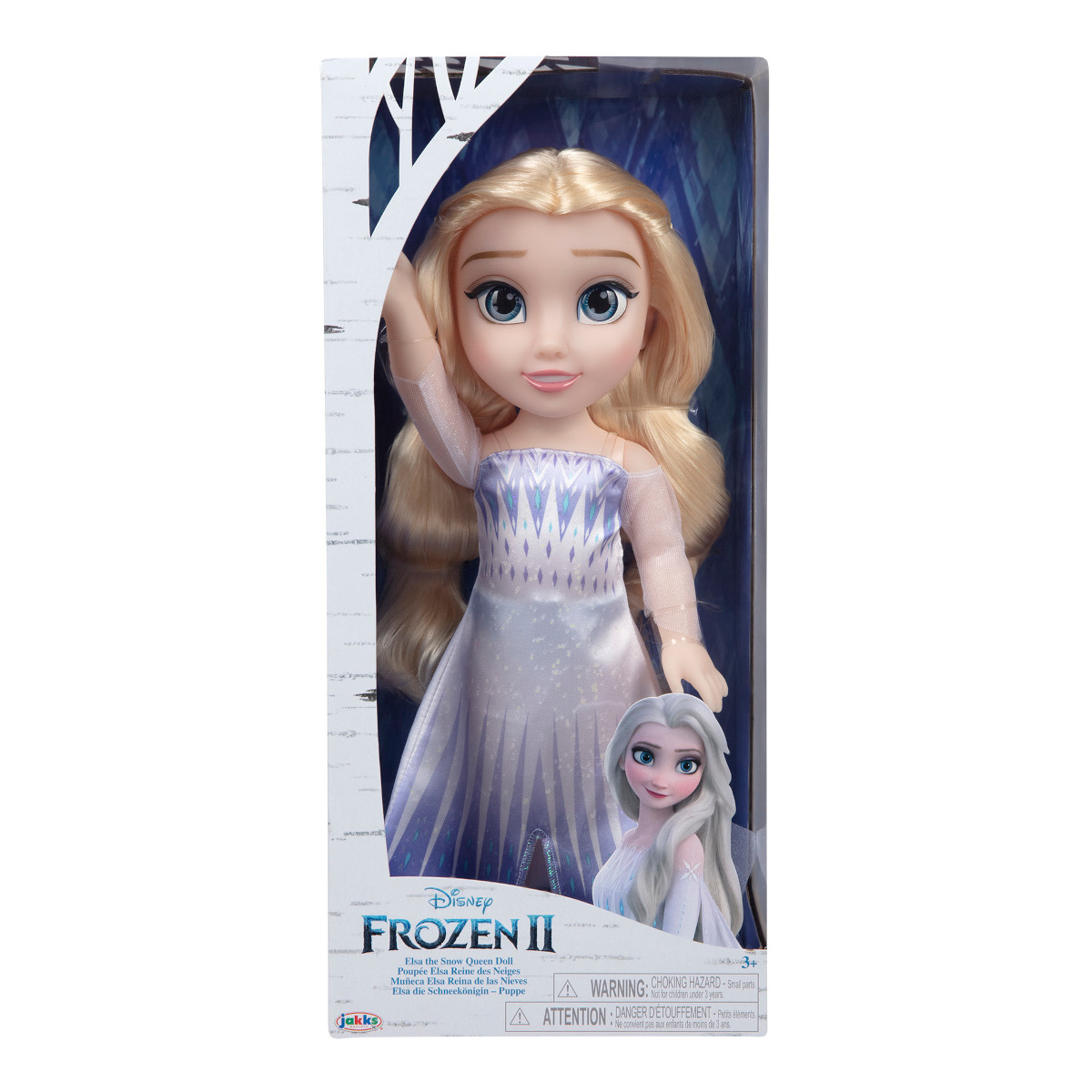 Jakks Pacific Plüschfiguren Disney Frozen 2 / Die Eiskönigin 2 - Elsa Puppe - 35 cm