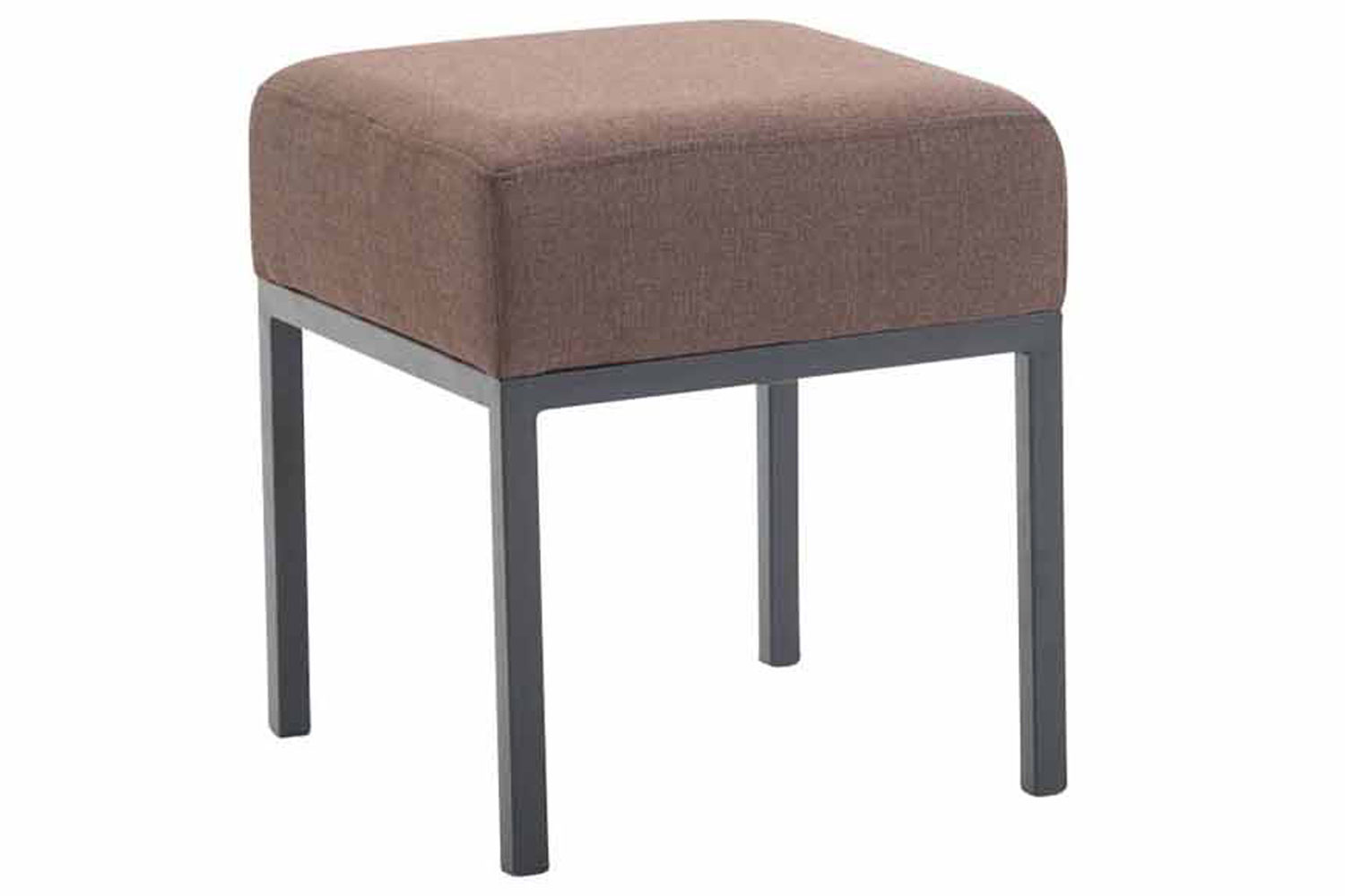 Sitzhocker Newton Stoff schwarz