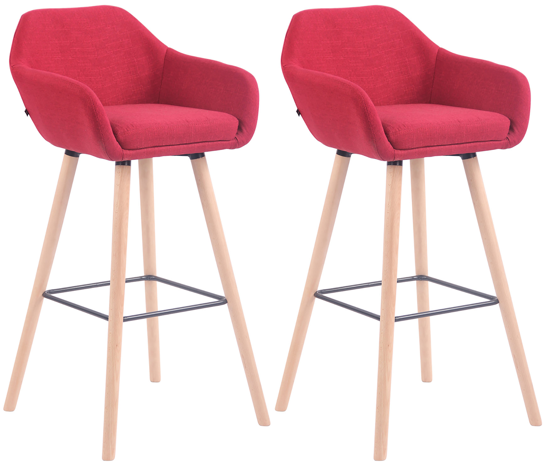 2er Set Barhocker Adelaide natura