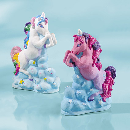 Totum GmbH Bastel- & Kreativspielzeug Totum Creativity - Einhorn-Gipsfiguren