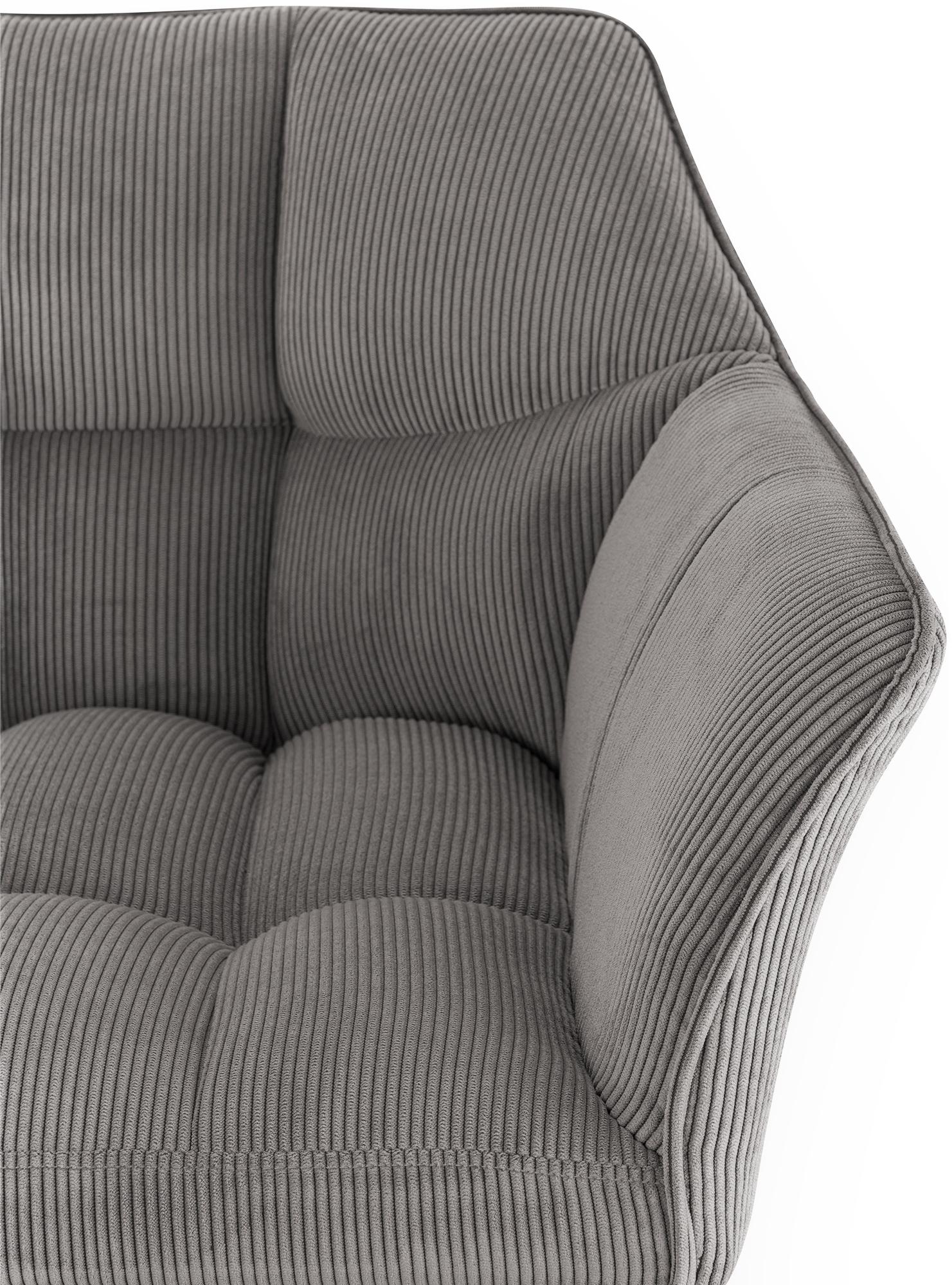 Barhocker Damaso E Cord mit 4-Fuß Gestell