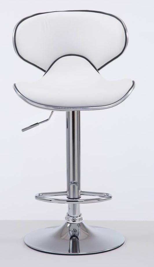 2er Set Barhocker Las Vegas V2 Kunstleder chrom