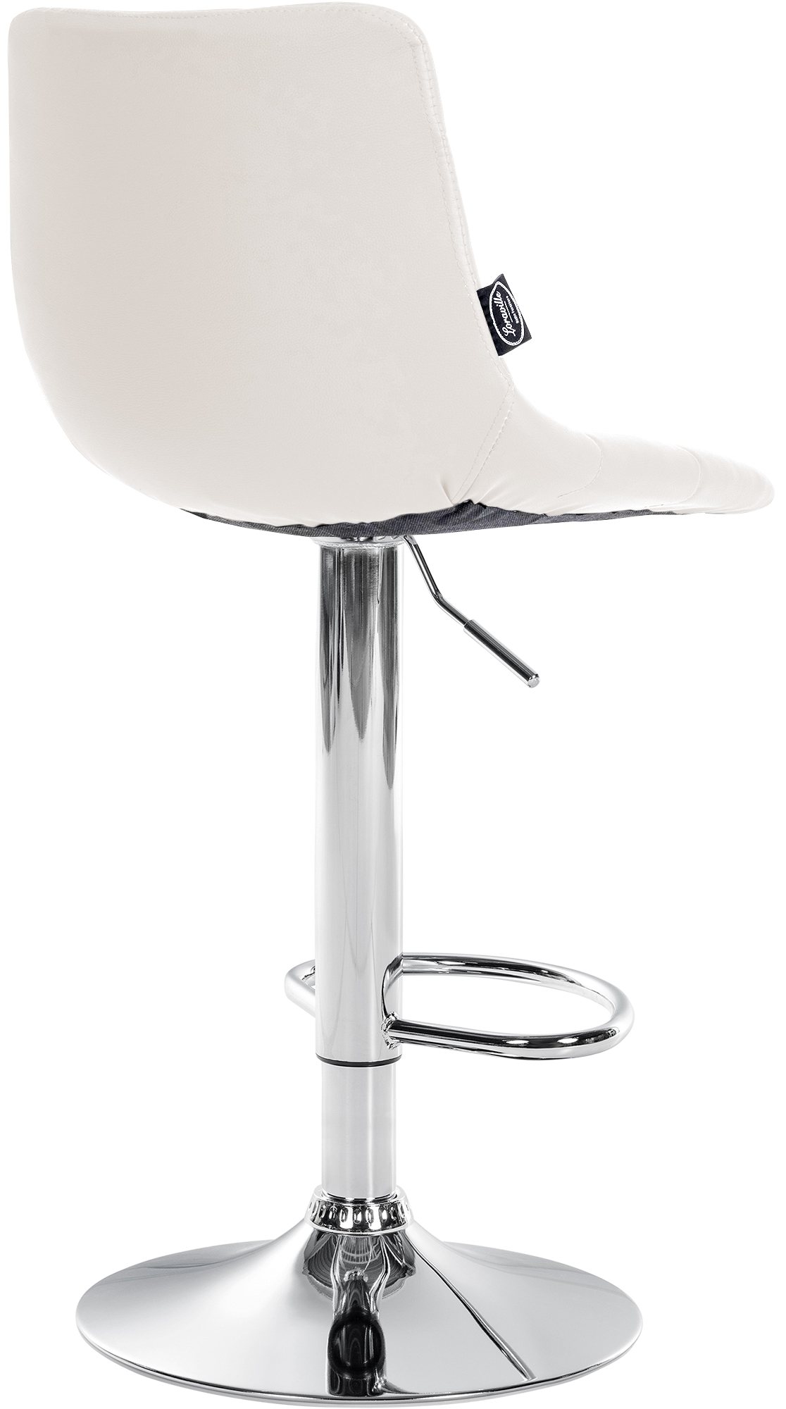2er Set Barhocker Jerry Kunstleder chrom