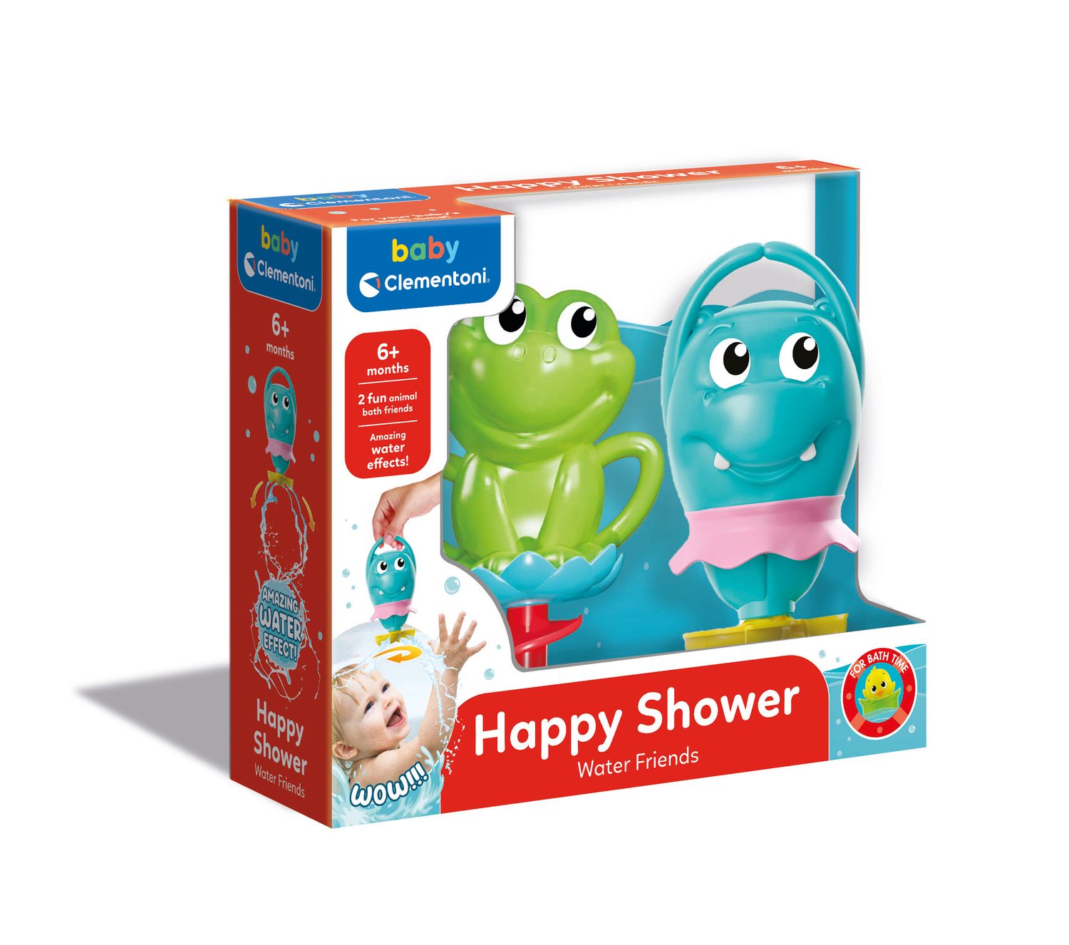 Clementoni Baby & Kleinkind Baby Clementoni 17444 - Meine ersten Bade-Freunde, Badespielzeug