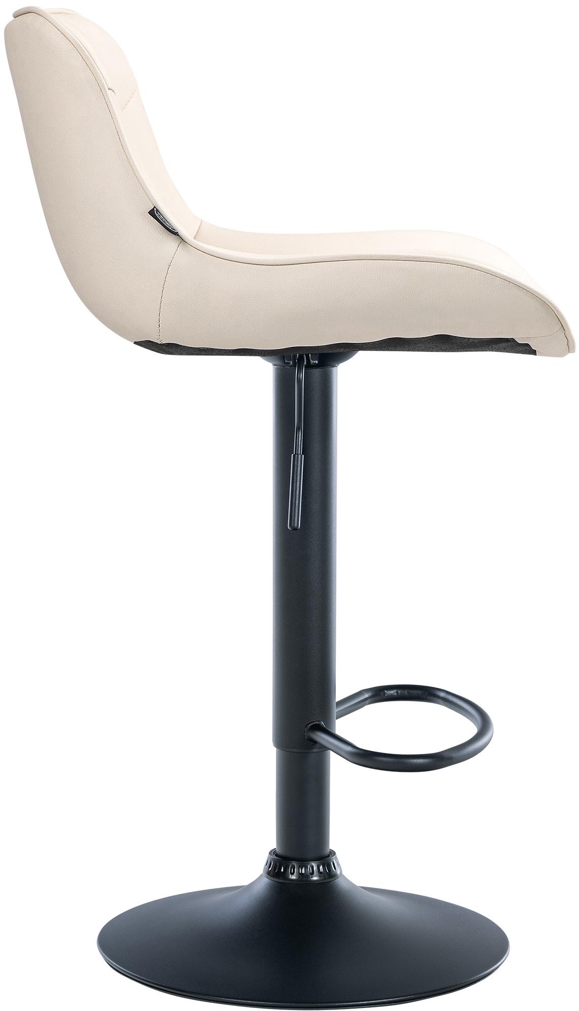 2er Set Barhocker Vonore Kunstleder schwarz