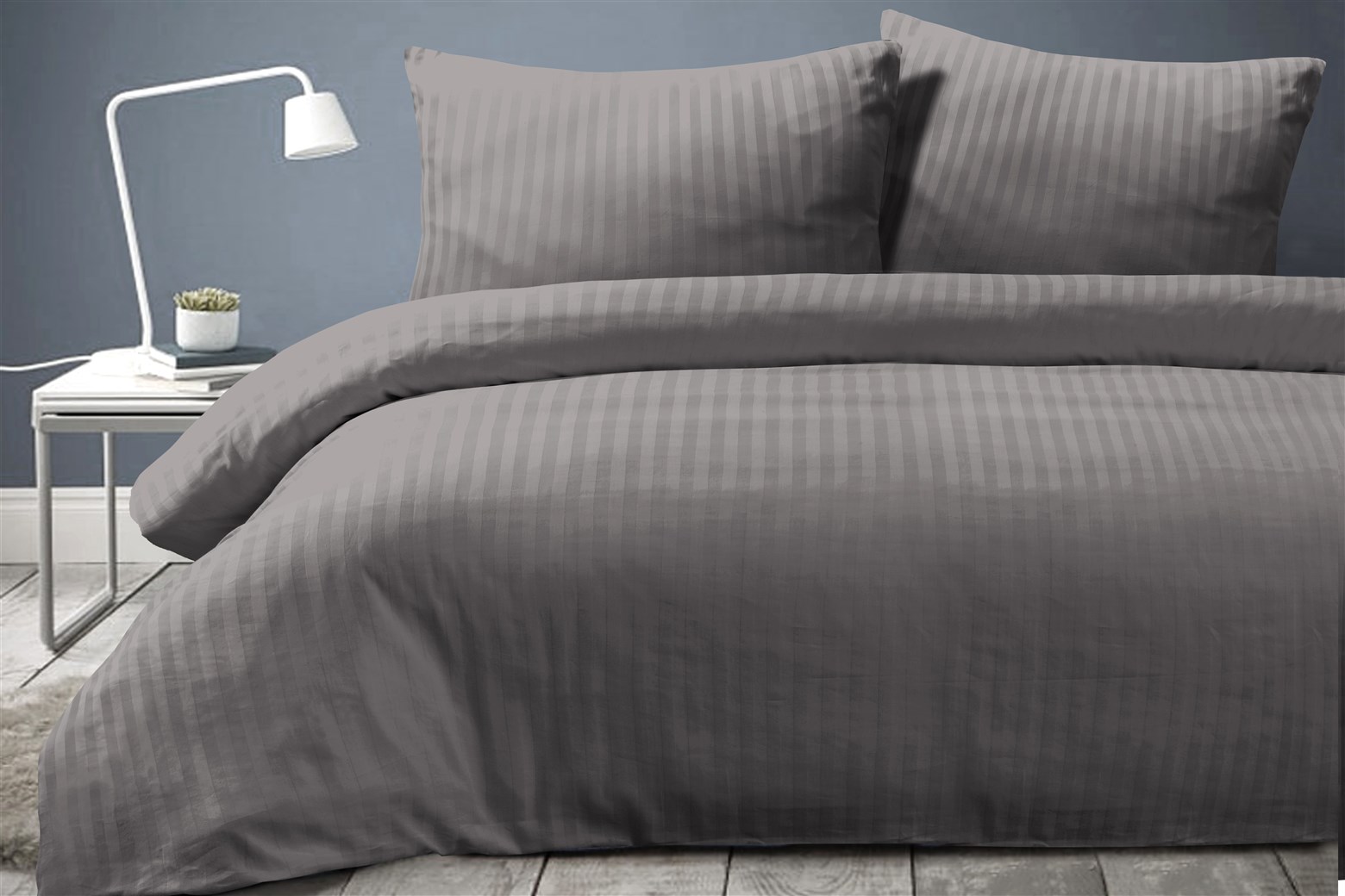 Bettwäsche Bettwäsche Valerina 125-FR Grau 140cm x 200cm