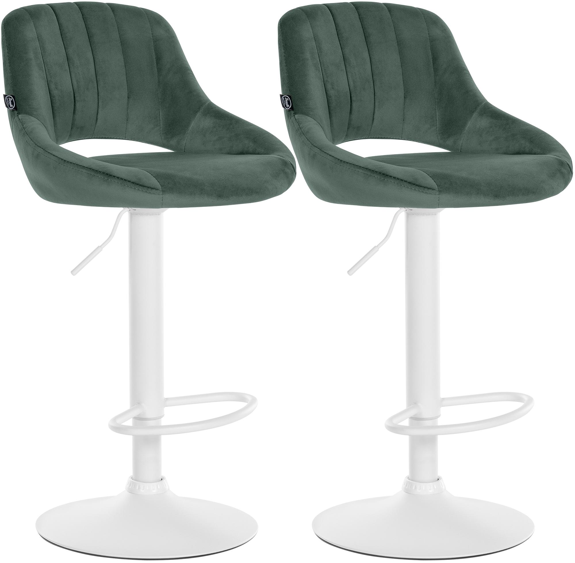 2er Set Barhocker Milet Samt W