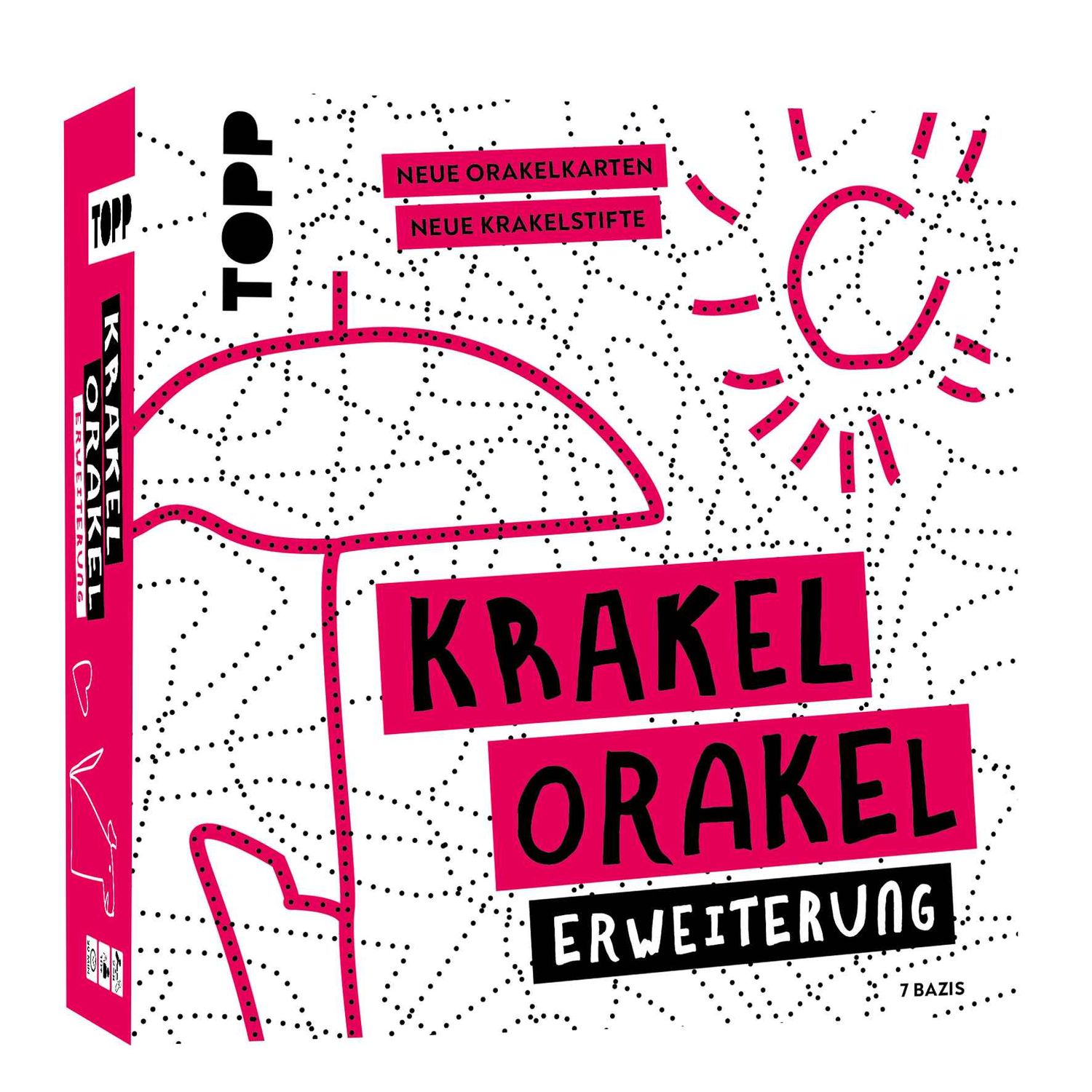 Frech Verlag Brettspiele & Gesellschaftsspiele Krakel-Orakel – Erweiterung – Familienspiel
