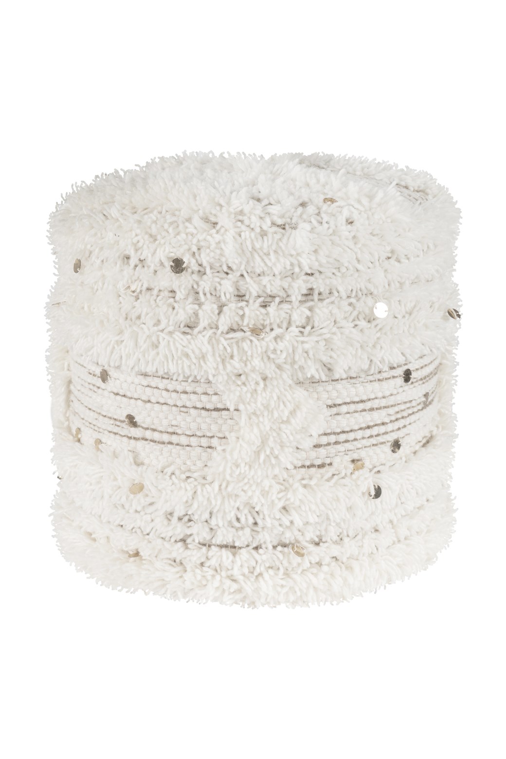 Pouf Pouf Bohist 425 Creme / Khaki 35cm x 35cm