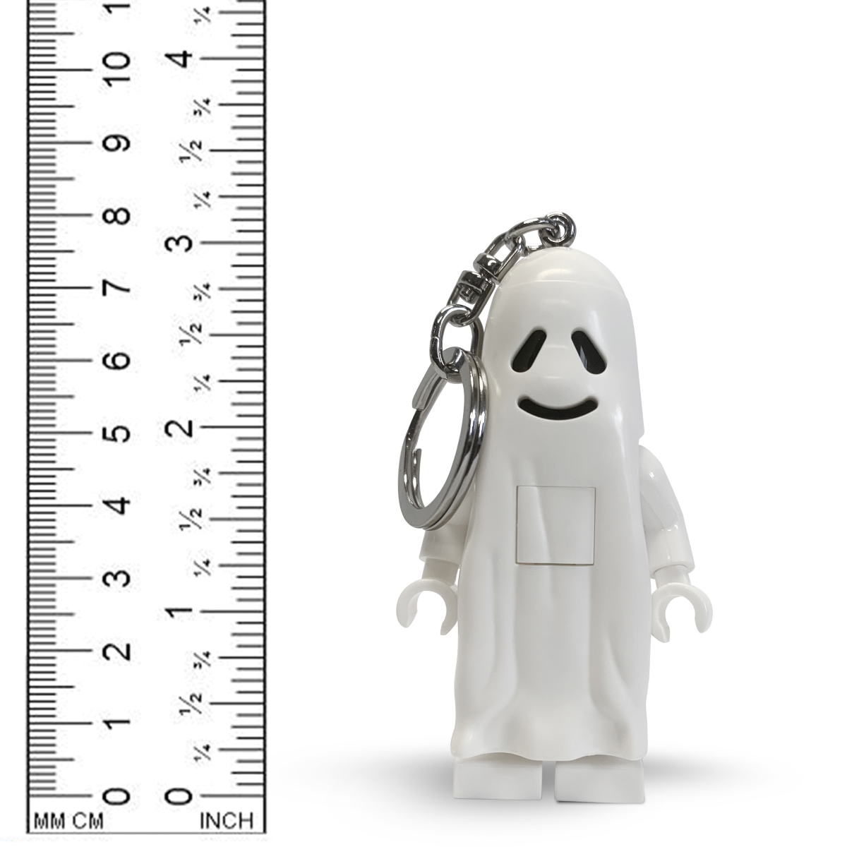 Joy Toy Schlüsselanhänger LEGO® Classic Ghost Schlüsselanhänger mit Taschenlampe