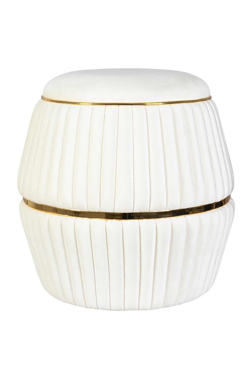 Hocker Hocker Doric 225 Elfenbein / Gold
