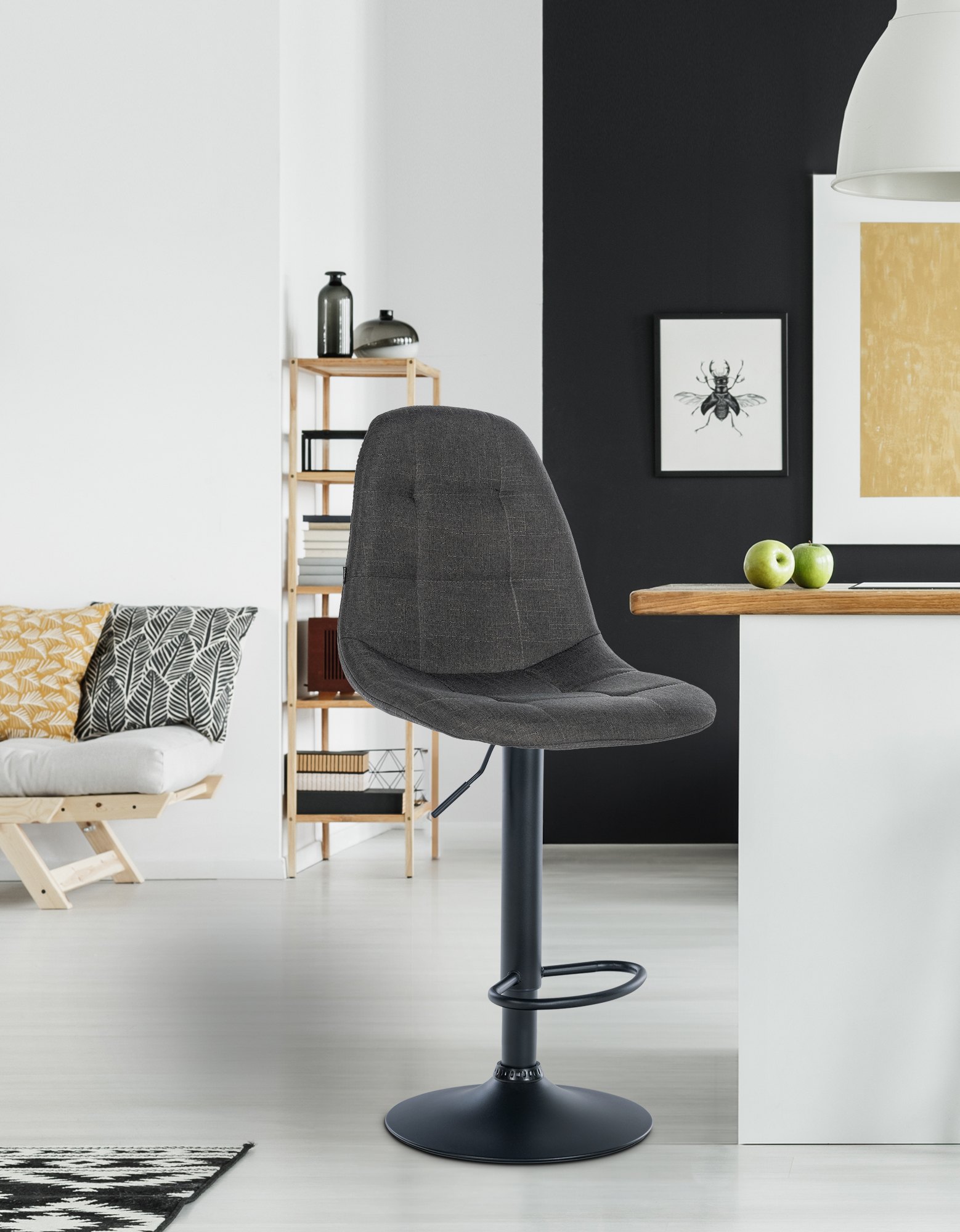 Barhocker Elmore Stoff B
