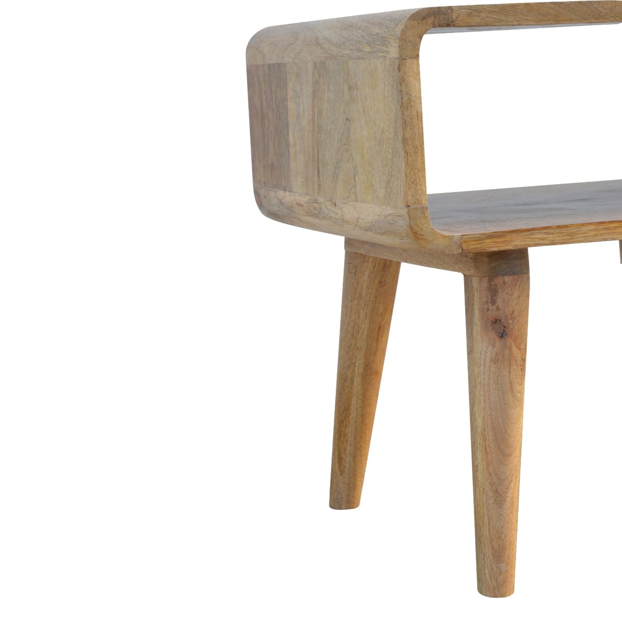 Geschwungenes offenes Bett
