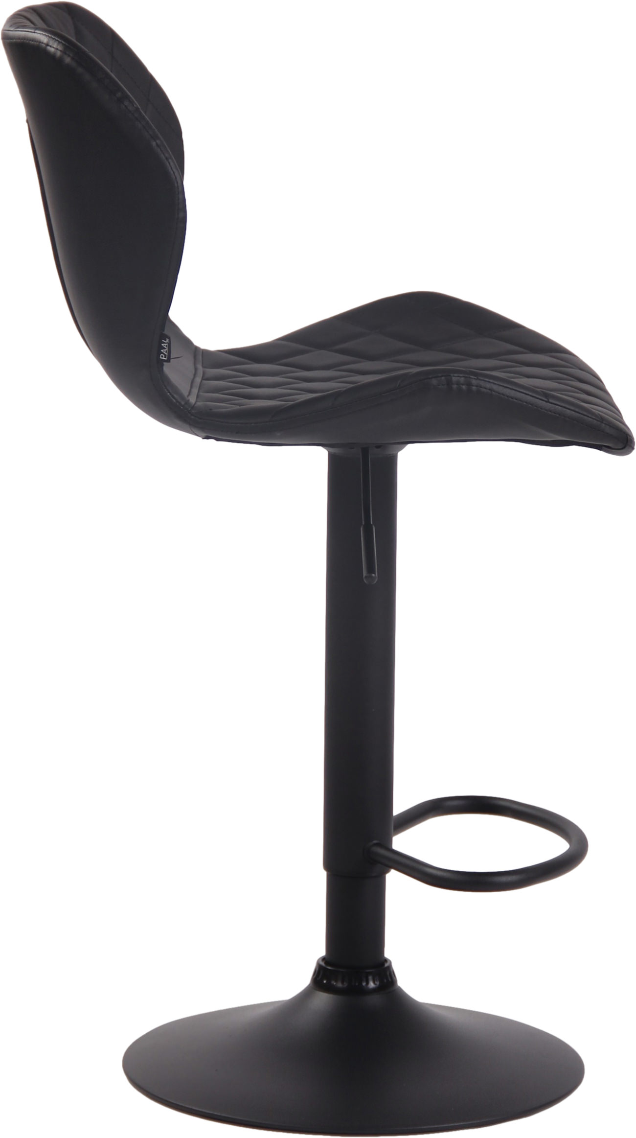 2er Set Barhocker Cork Kunstleder schwarz
