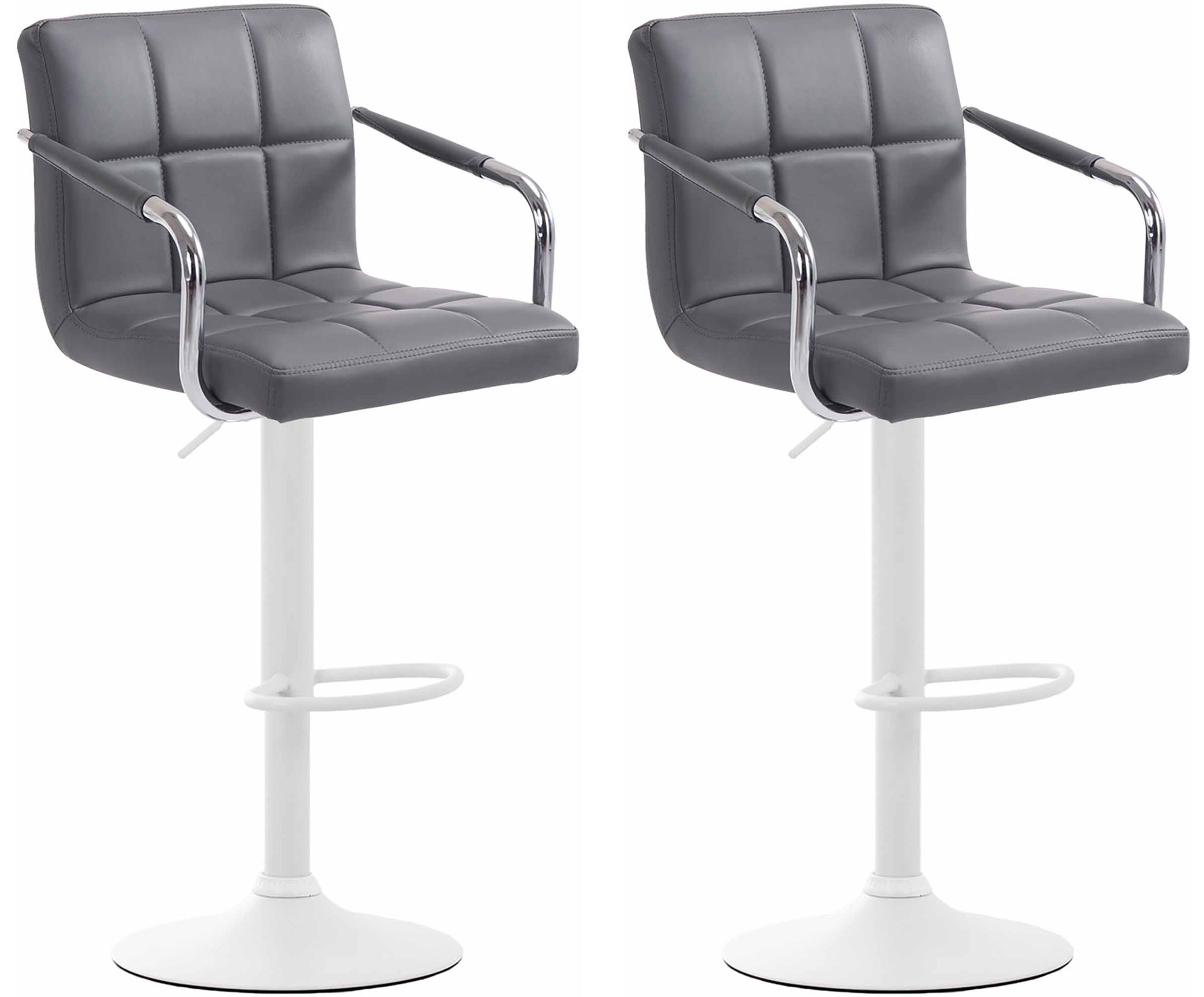 2er Set Barhocker Lucy V2 weiß