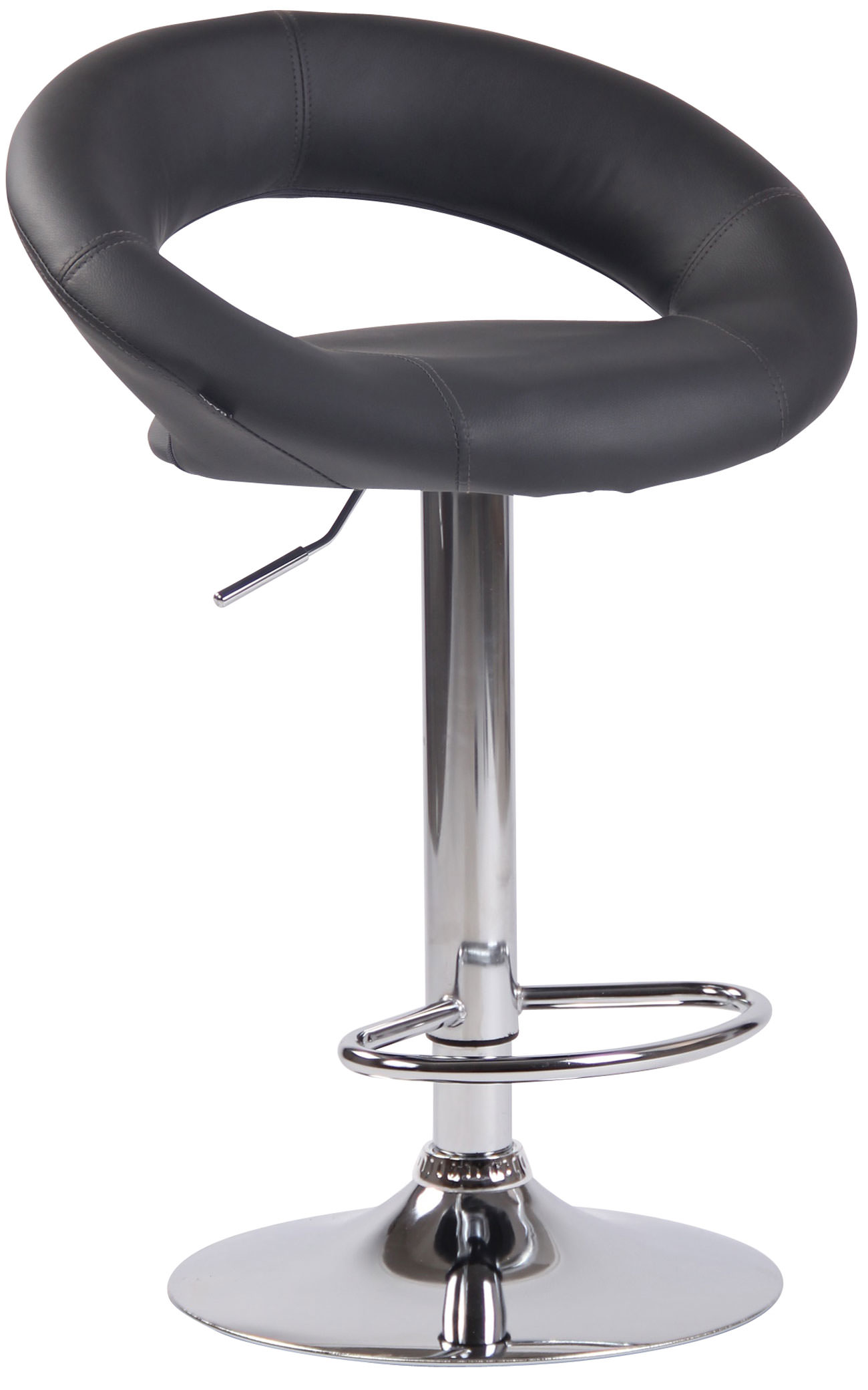 Barhocker Olinda Kunstleder chrom