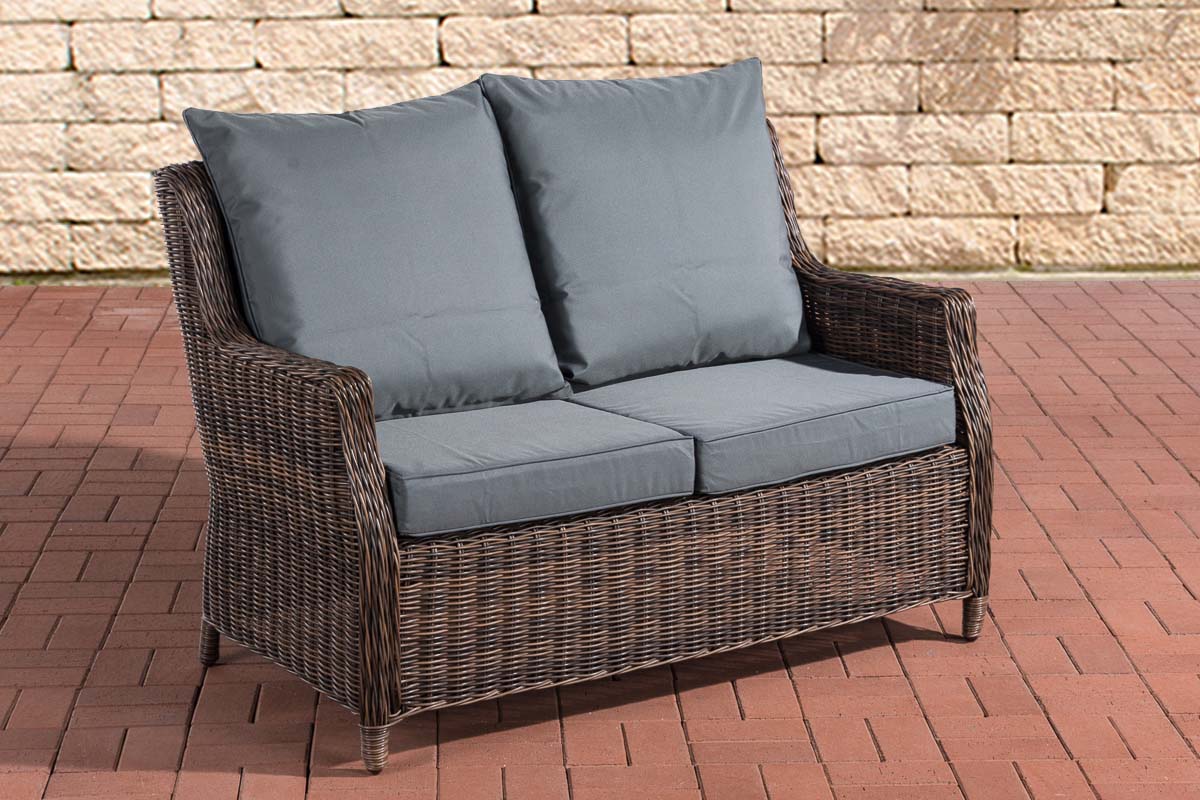 2er Sofa Montero Eisengrau