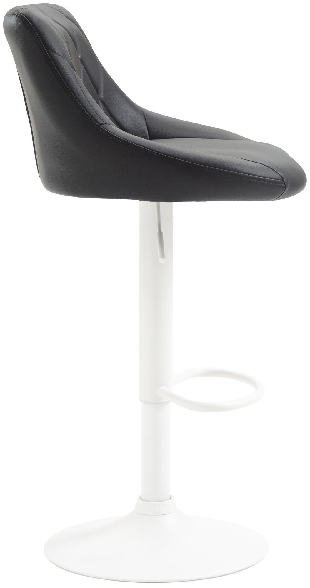Barhocker Lazio Kunstleder weiß