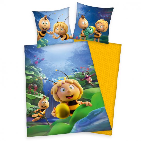 Herding Textilien Biene Maja - Bettwäsche - Renforcé - 80 x 80 / 135 x 200 cm
