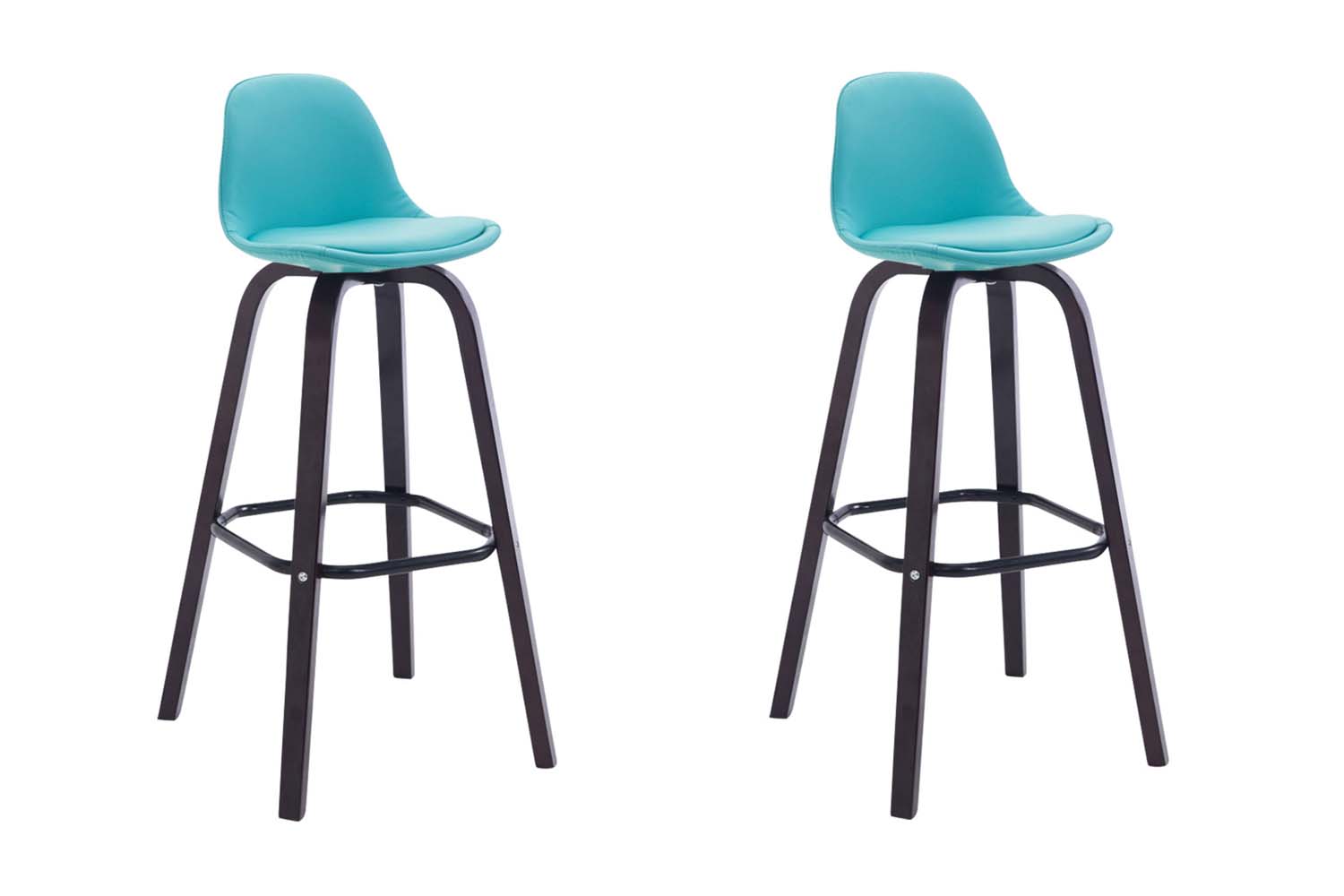 2er Set Barhocker Avika Kunstleder cappuccino