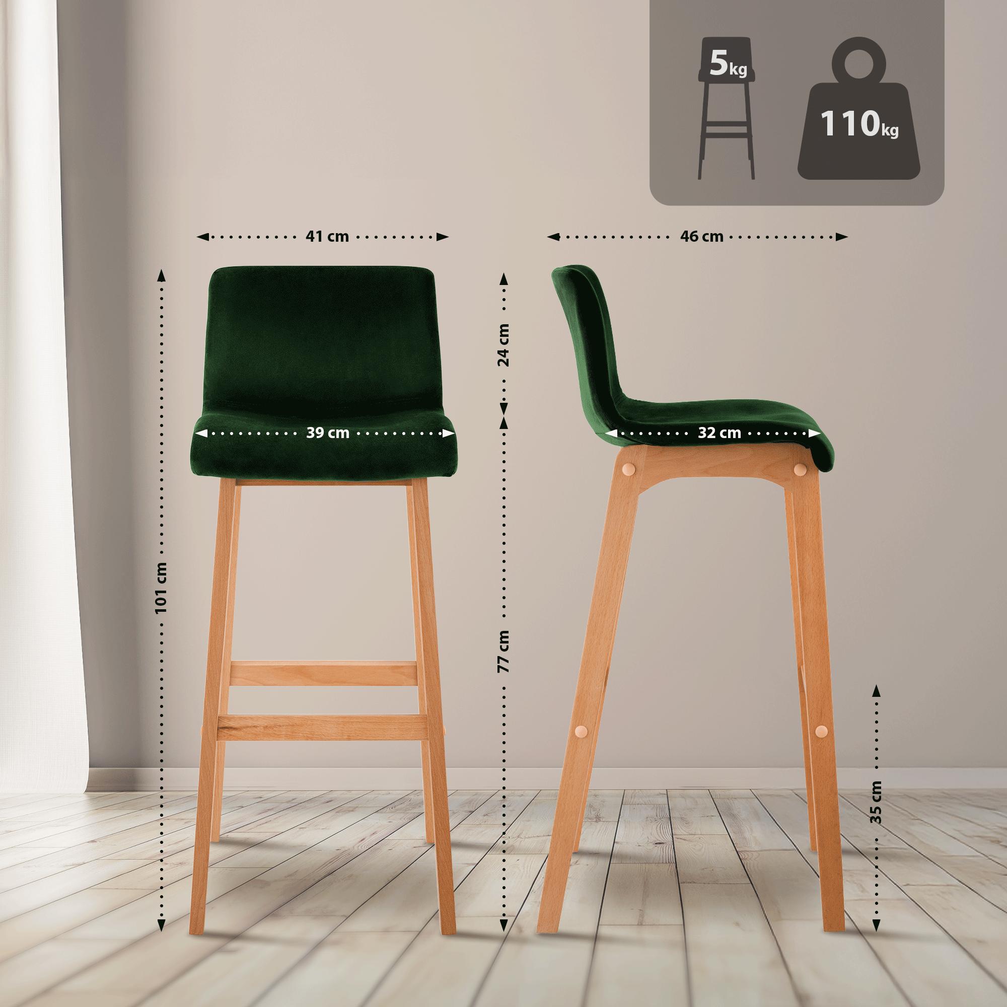 Barhocker Hoover Samt Natura