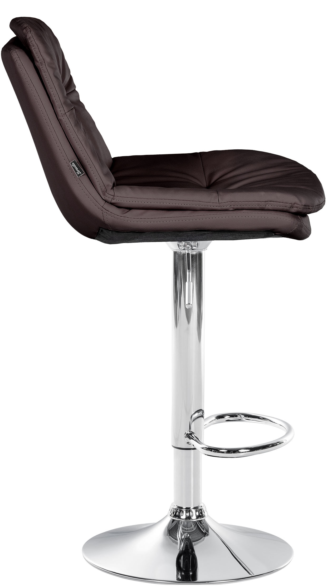 Barhocker Laurel Kunstleder chrom