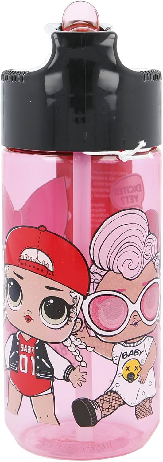 Stor Brotdosen & Trinkflaschen Stor 16836 - LOL SURPRISE - Rock On - Premium Tritan Trinkflasche, 430 ml