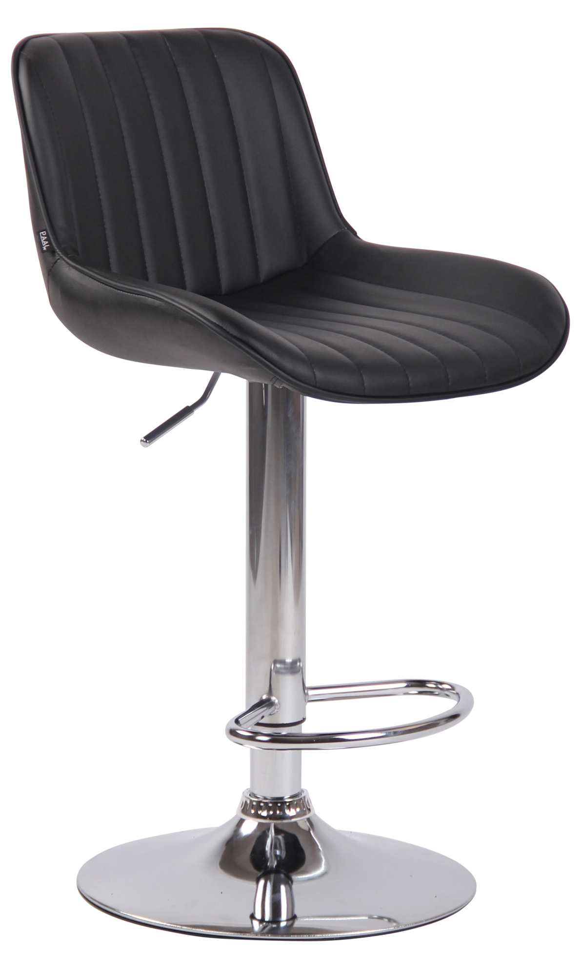 2er Set Barhocker Lentini Kunstleder chrom