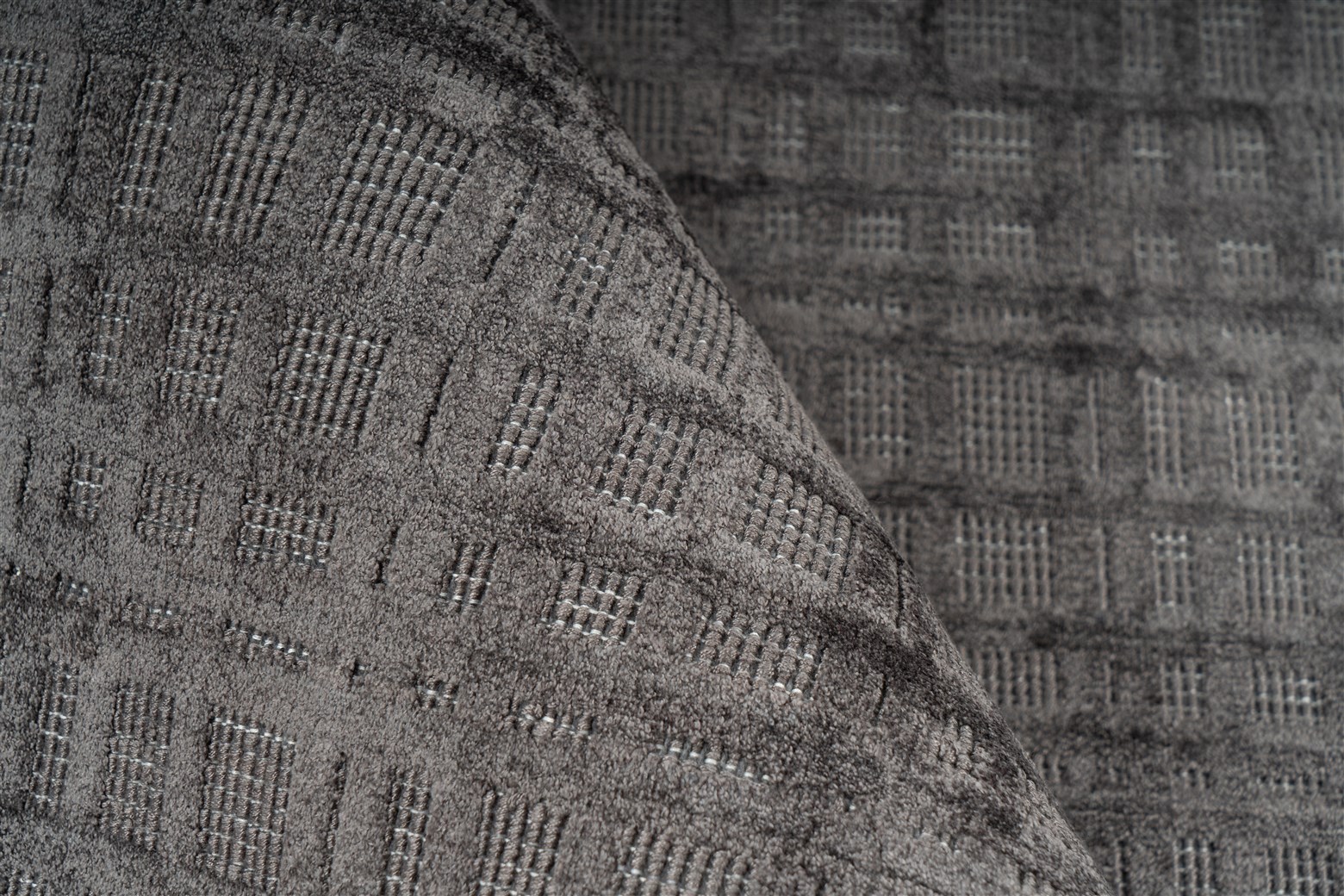 Teppich Karma 125 Anthrazit 80cm x 150cm