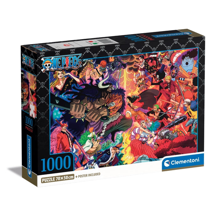 Clementoni Puzzles 1000 Teile Puzzle Animé Collection Compact - One Piece