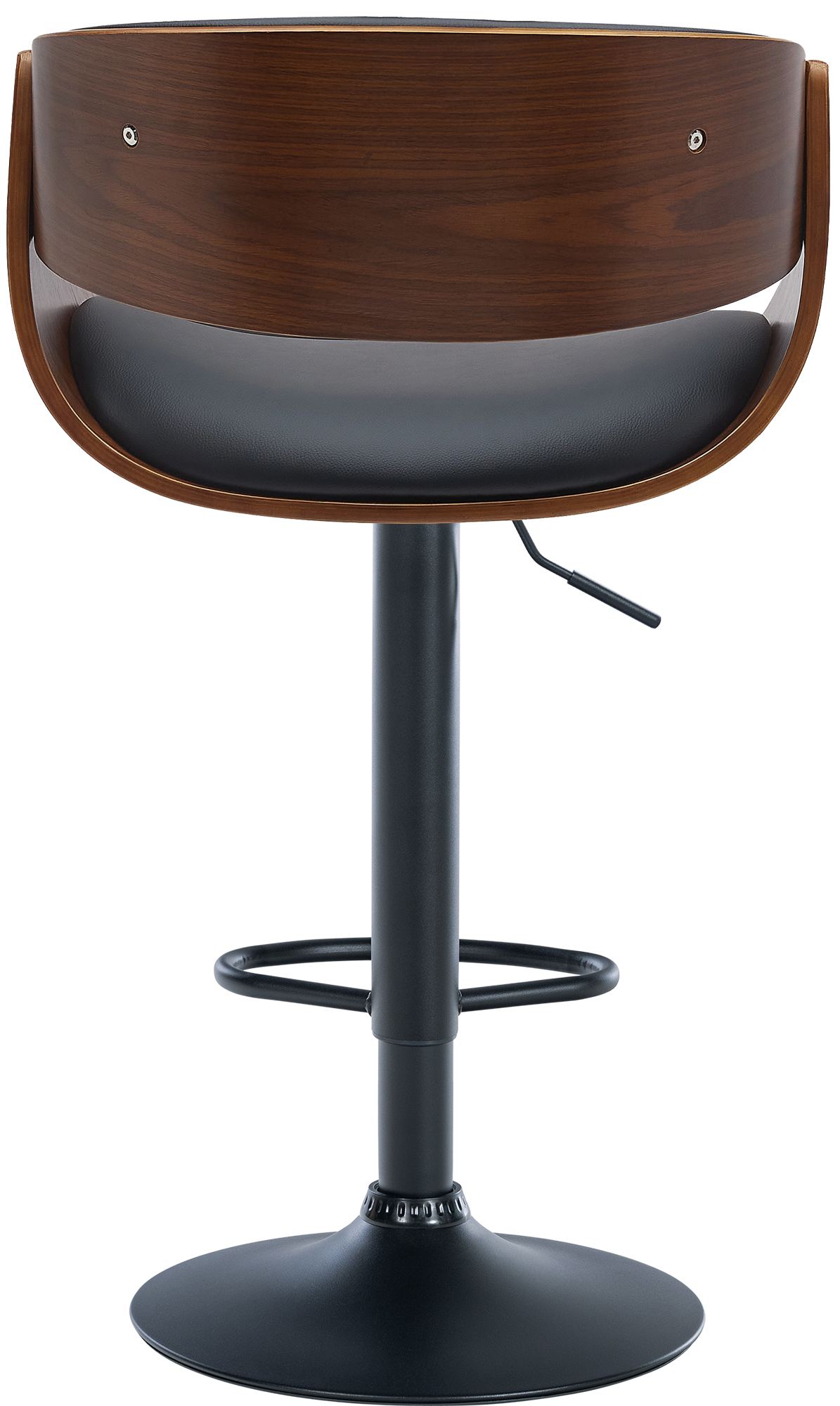 Barhocker Portmore Kunstleder schwarz
