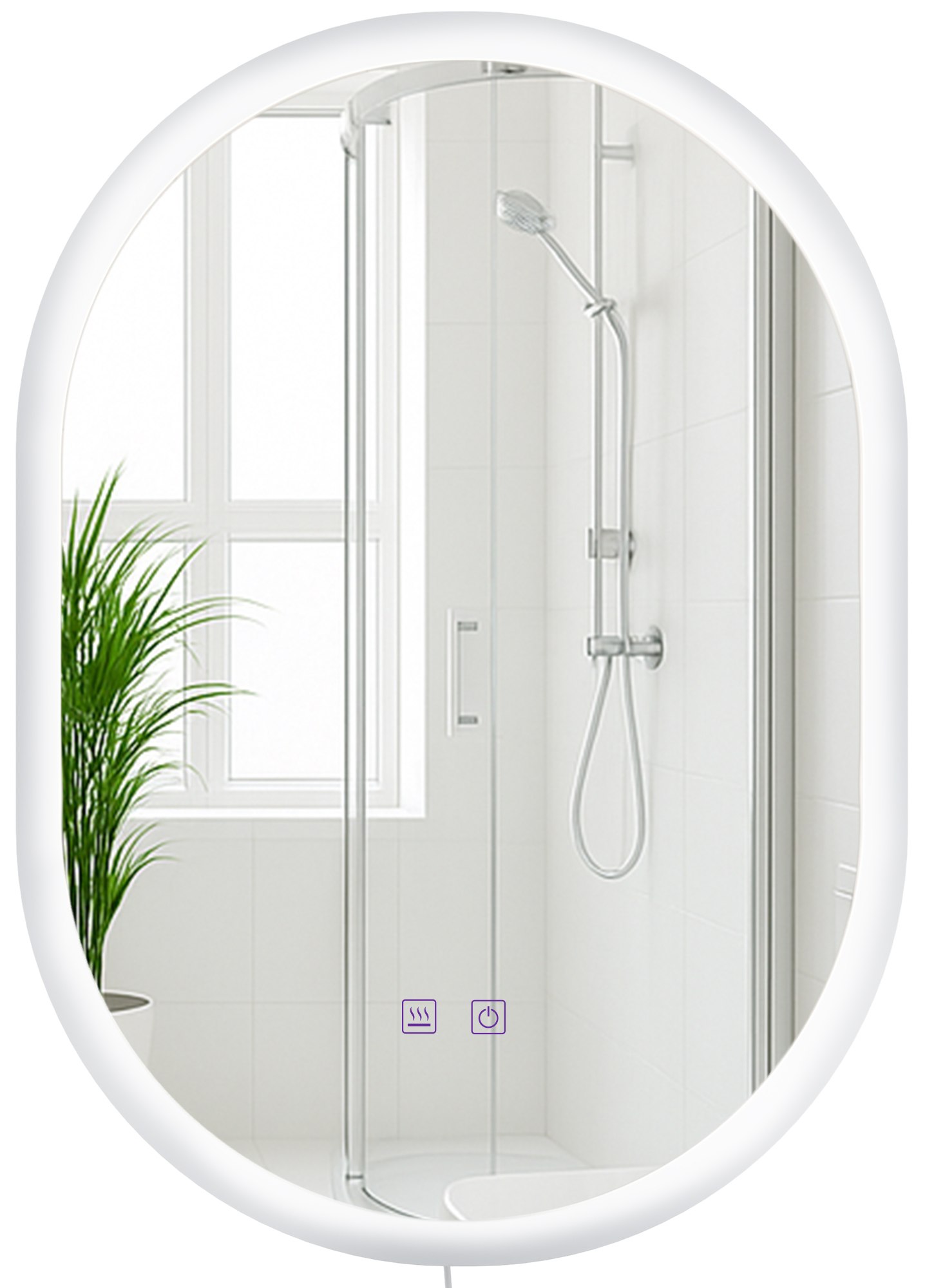 Badspiegel Karishma 70x50 ohne Bluetooth