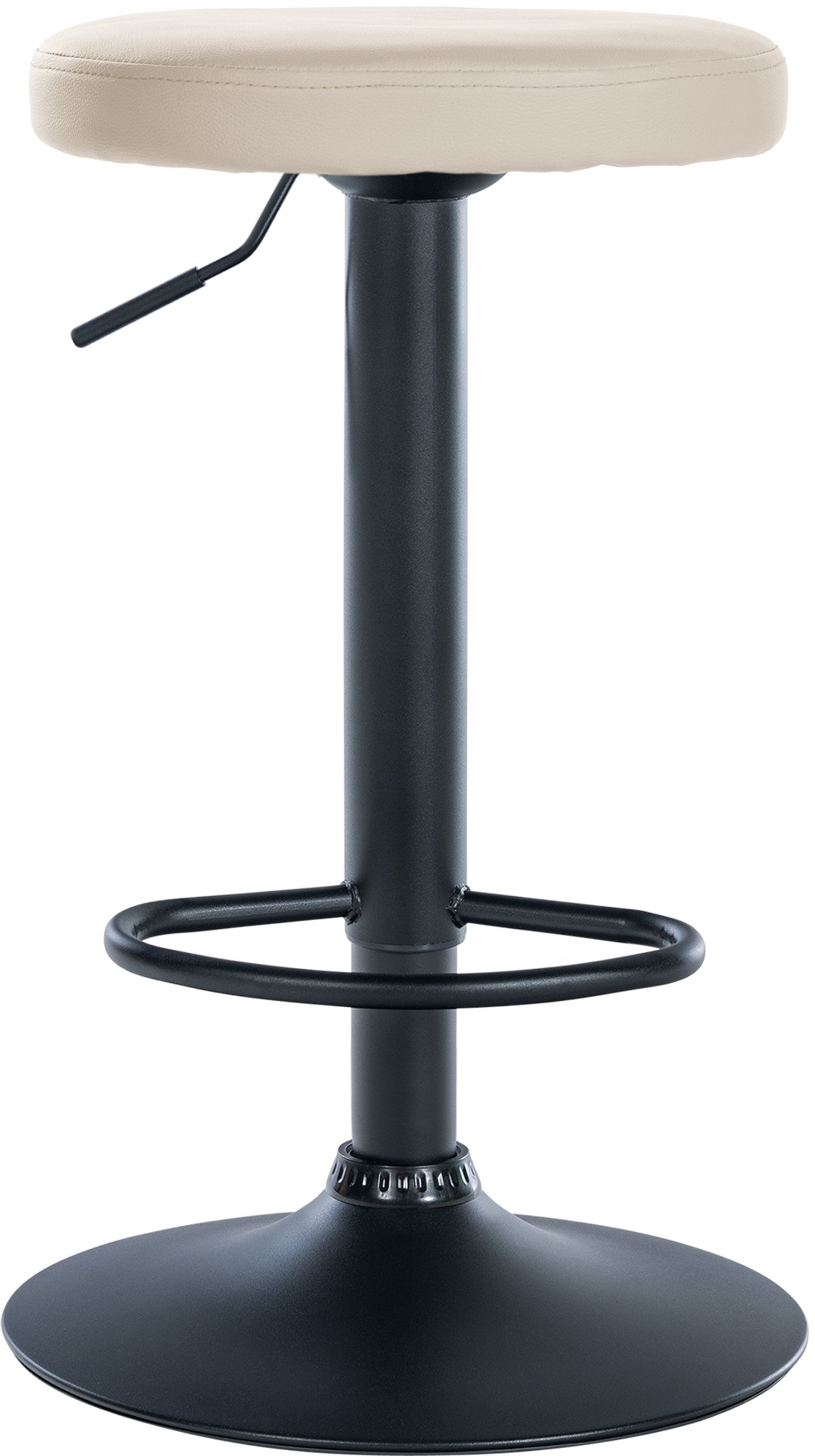 2er Set Barhocker Ponte Kunstleder schwarz