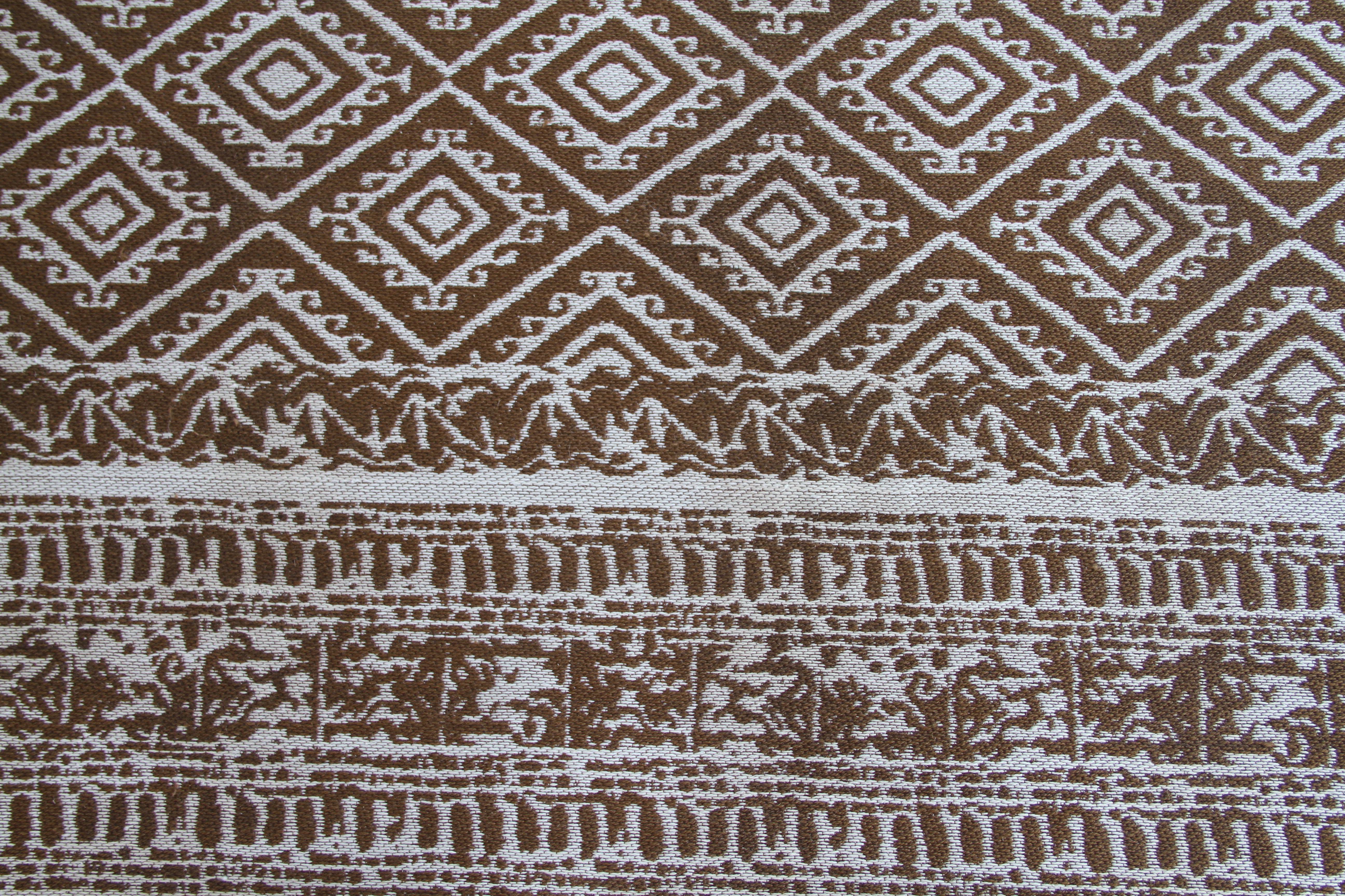 Teppich Sunny 110 Braun 120cm RUND