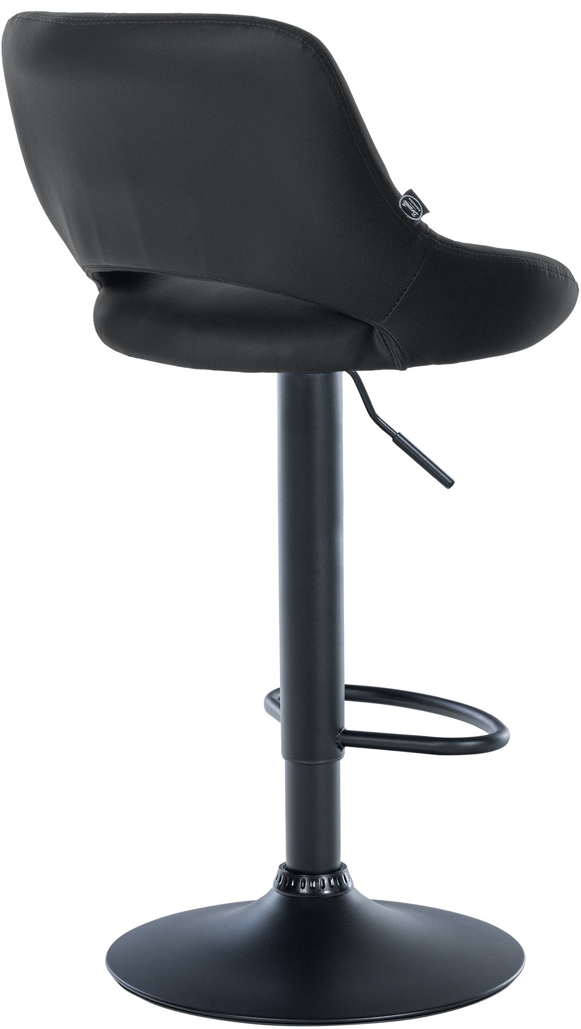 Barhocker Milet Kunstleder schwarz