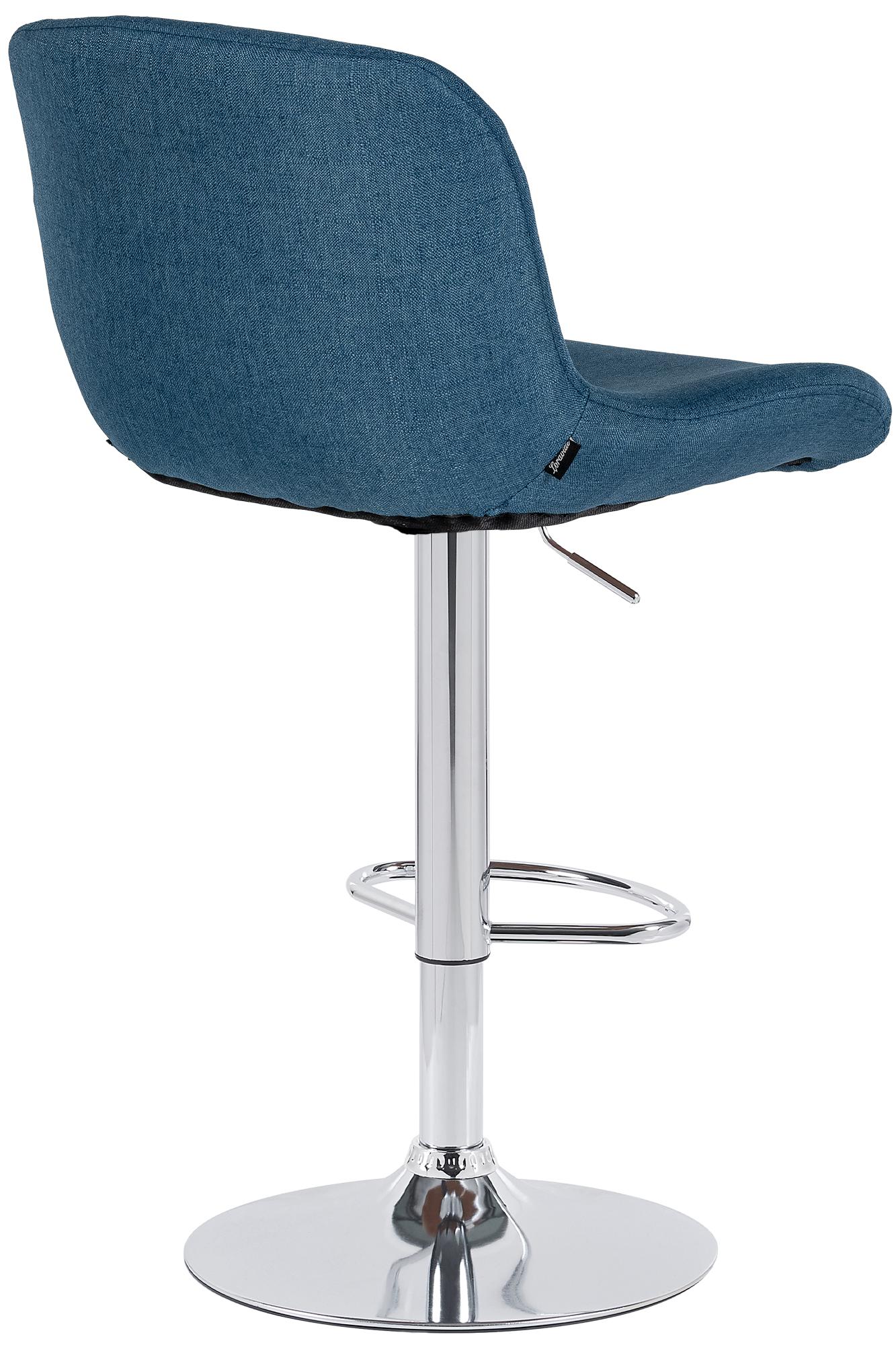 Barhocker Solon Chrom Stoff