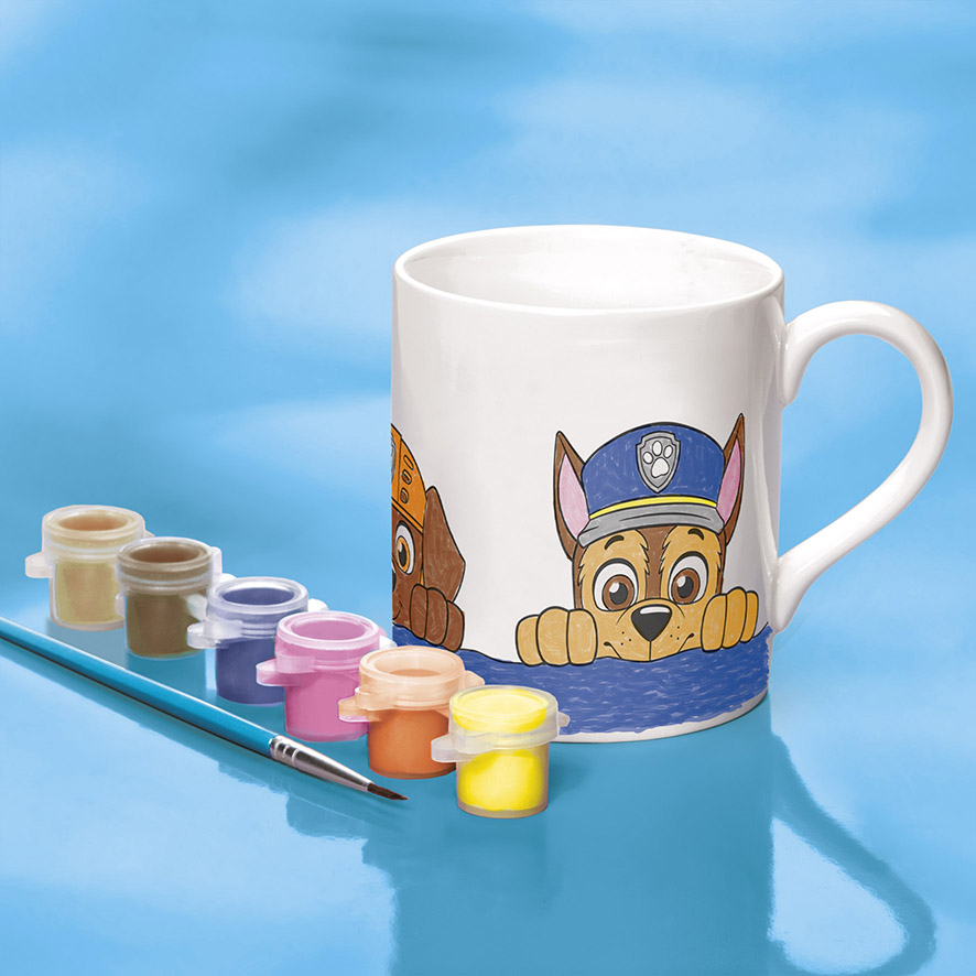 Totum GmbH Bastel- & Kreativspielzeug Paw Patrol - Geschenkbox Tasse bemalen & Gips giessen