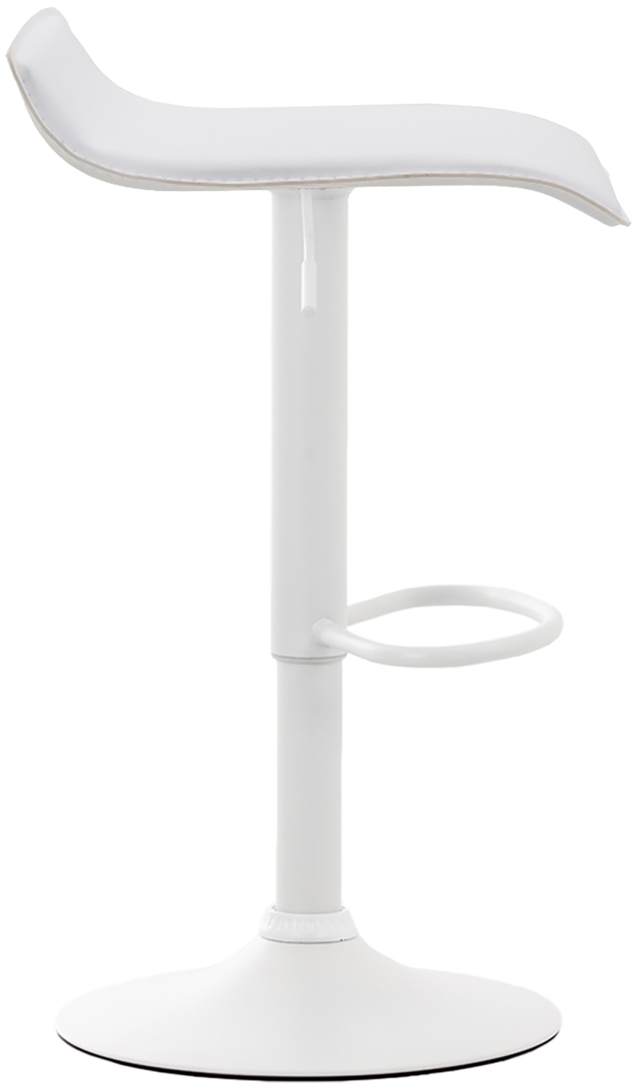 Barhocker Dyn V2 Kunstleder weiß
