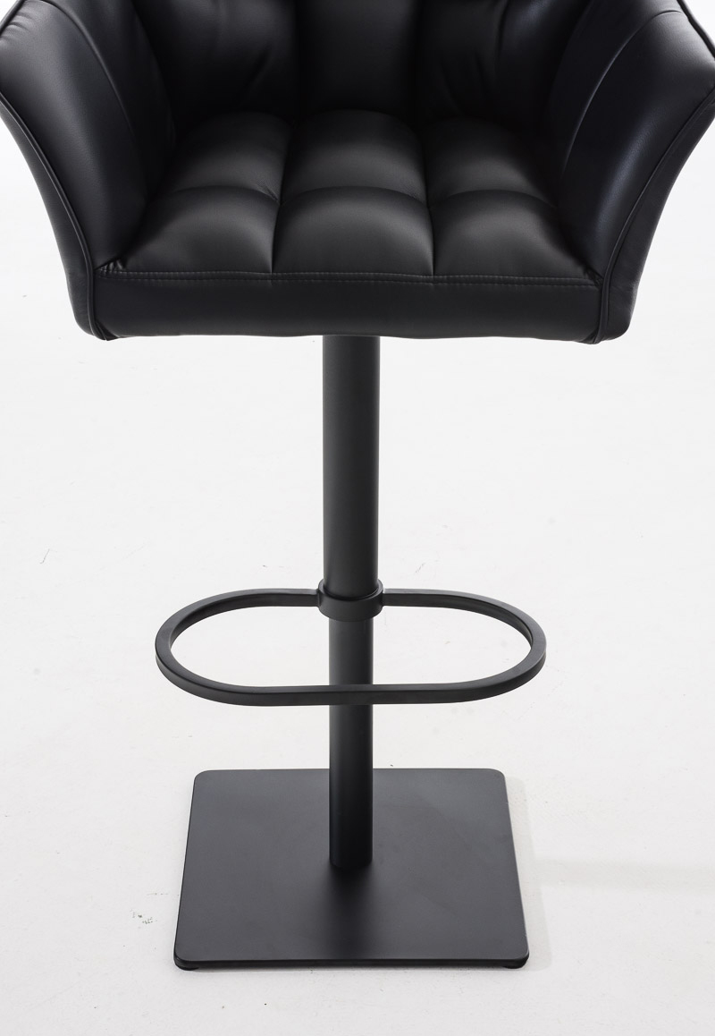 2er Set Barhocker Damaso Kunstleder schwarz