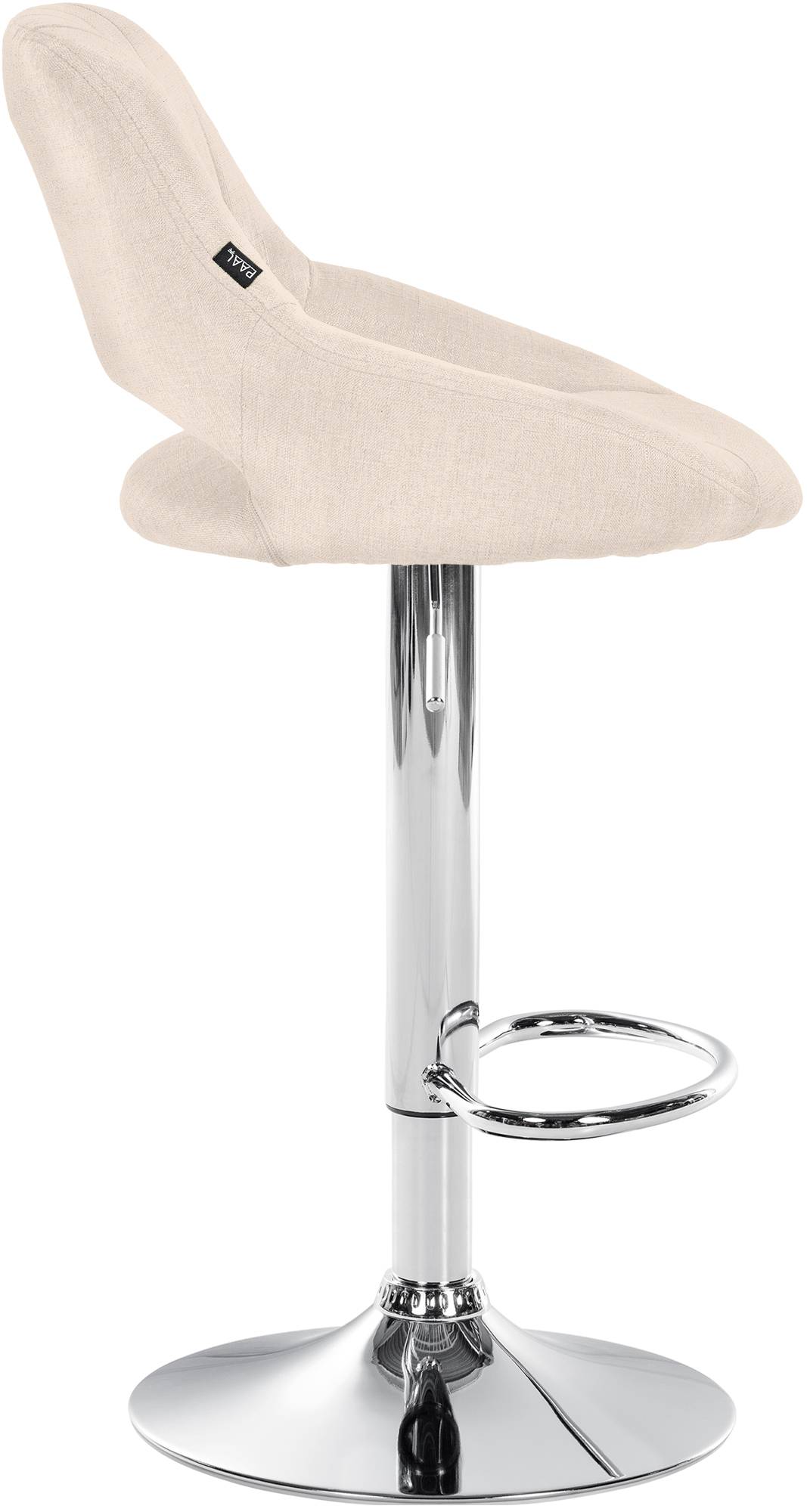 Barhocker Milet Stoff chrom