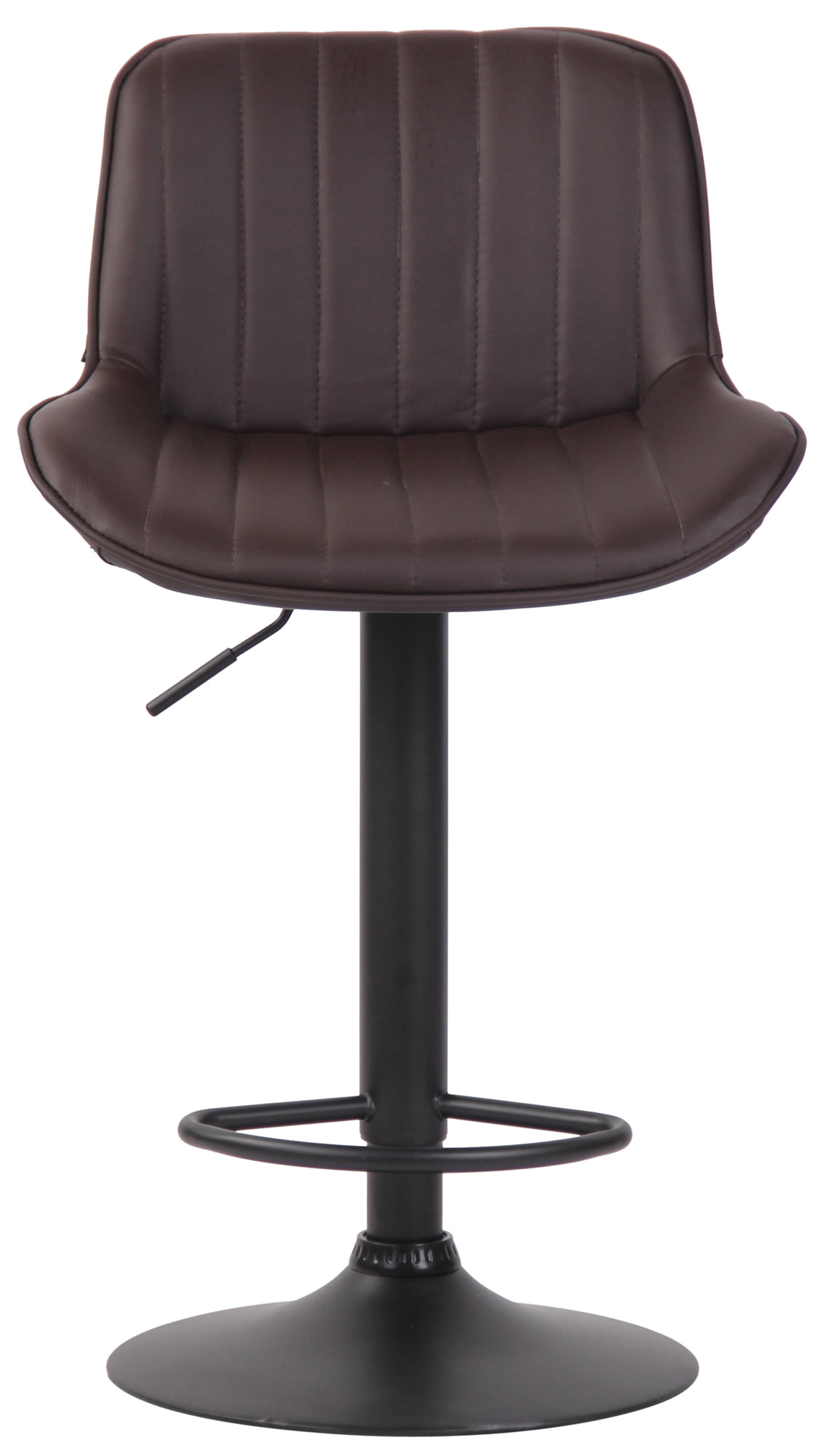 Barhocker Lentini Kunstleder schwarz