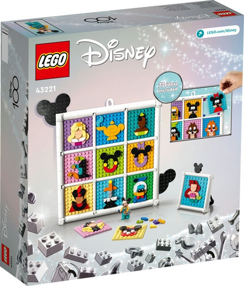LEGO® Disney LEGO® 43221 - Disney 100 Jahre Zeichentrickikonen (1022 Teile)
