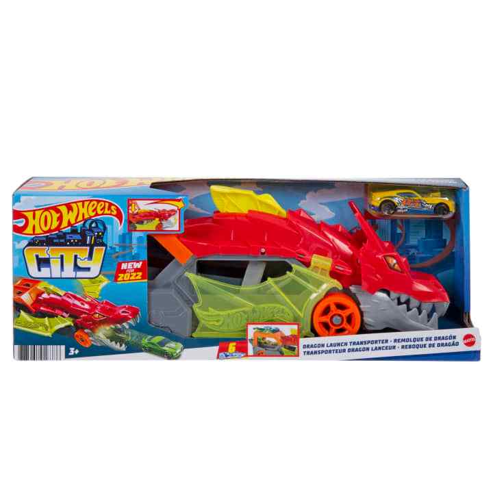 Mattel Modelle & Fahrzeuge Mattel GTK42 - Hot Wheels City - Drachenabschusstransporter