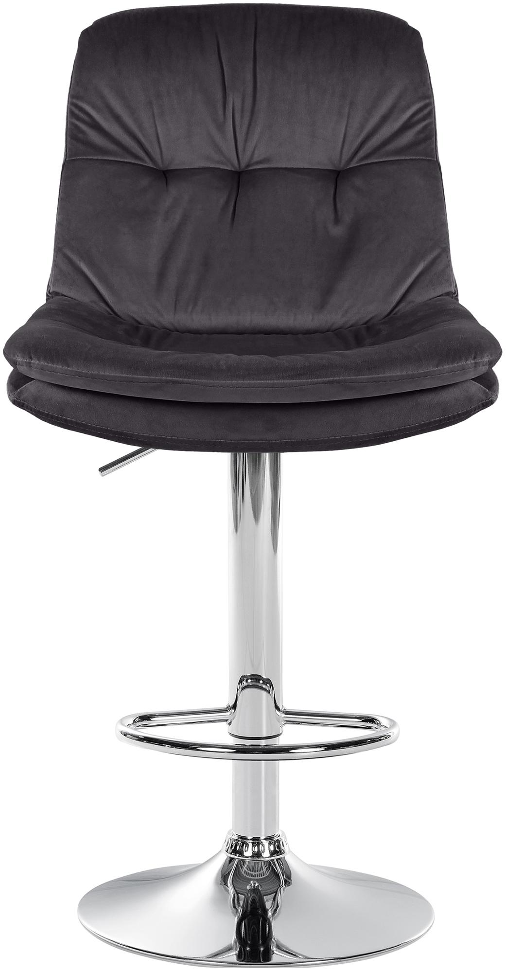 Barhocker Laurel Samt chrom