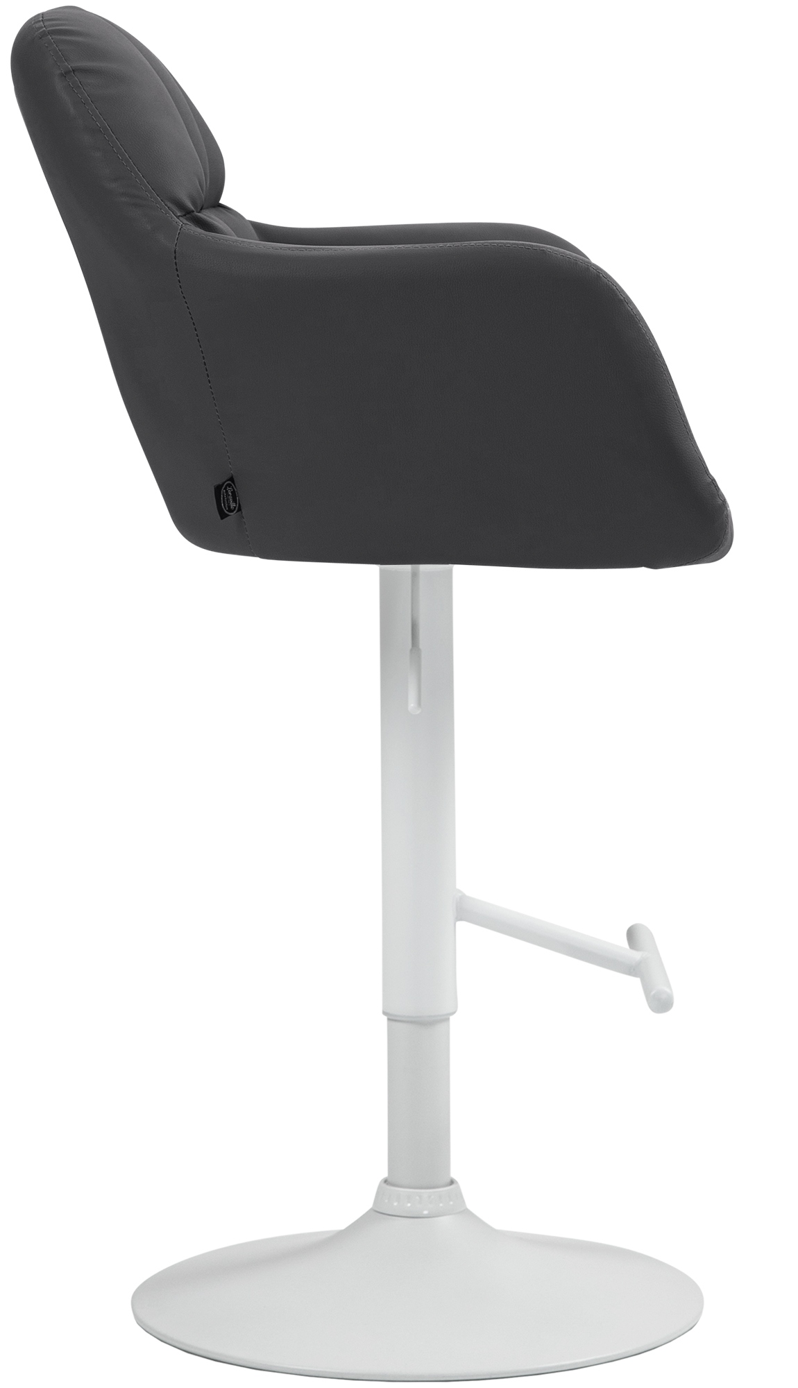 Barhocker Natoma Kunstleder weiß