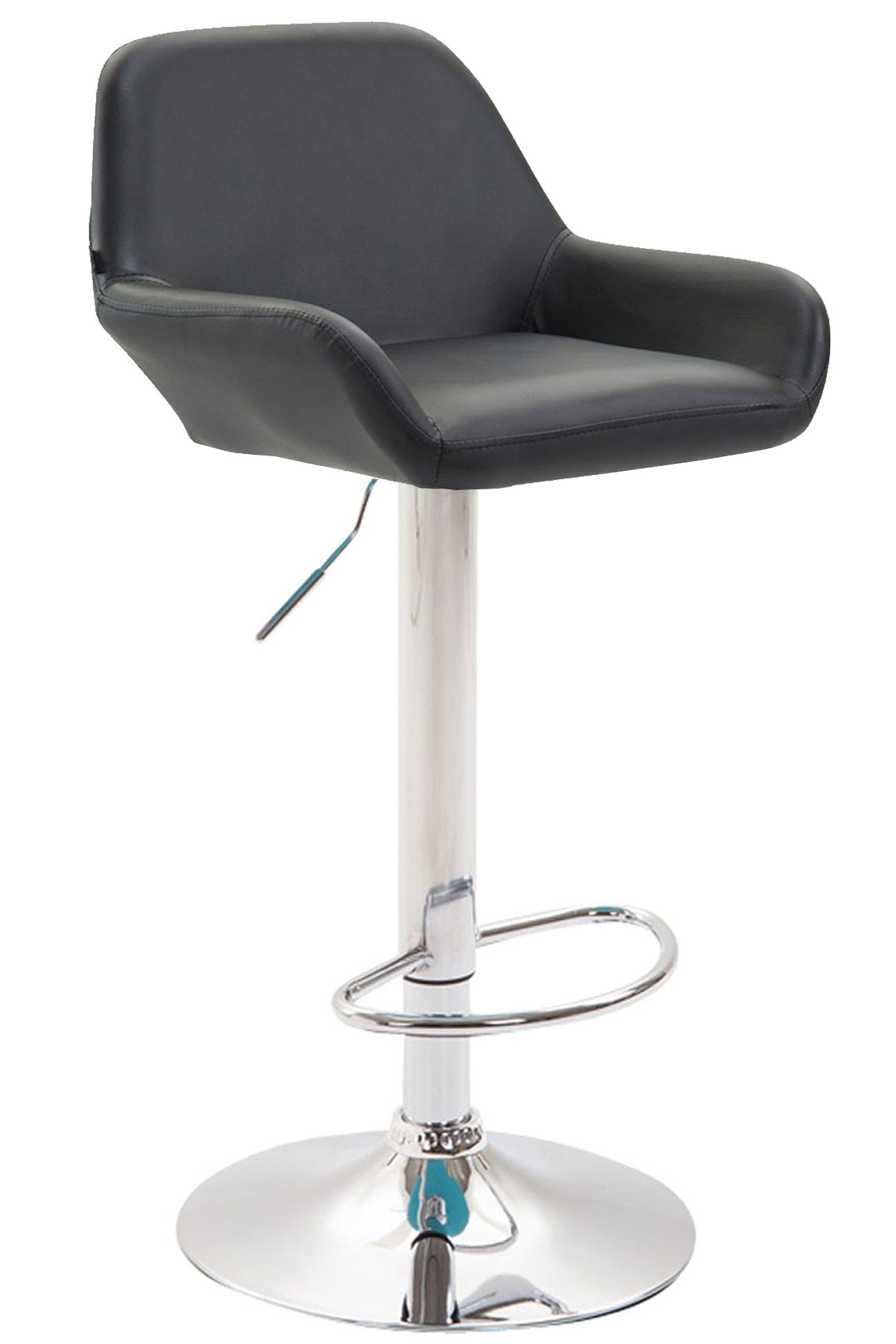 Barhocker Braga Kunstleder chrom