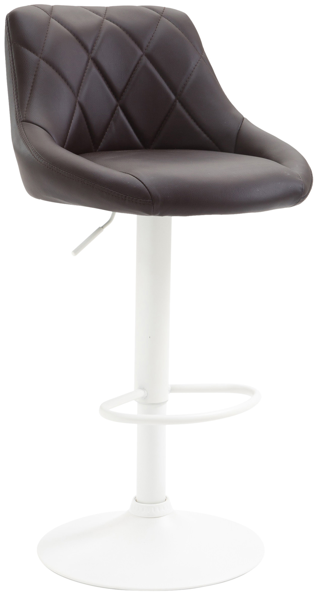 Barhocker Lazio Kunstleder weiß